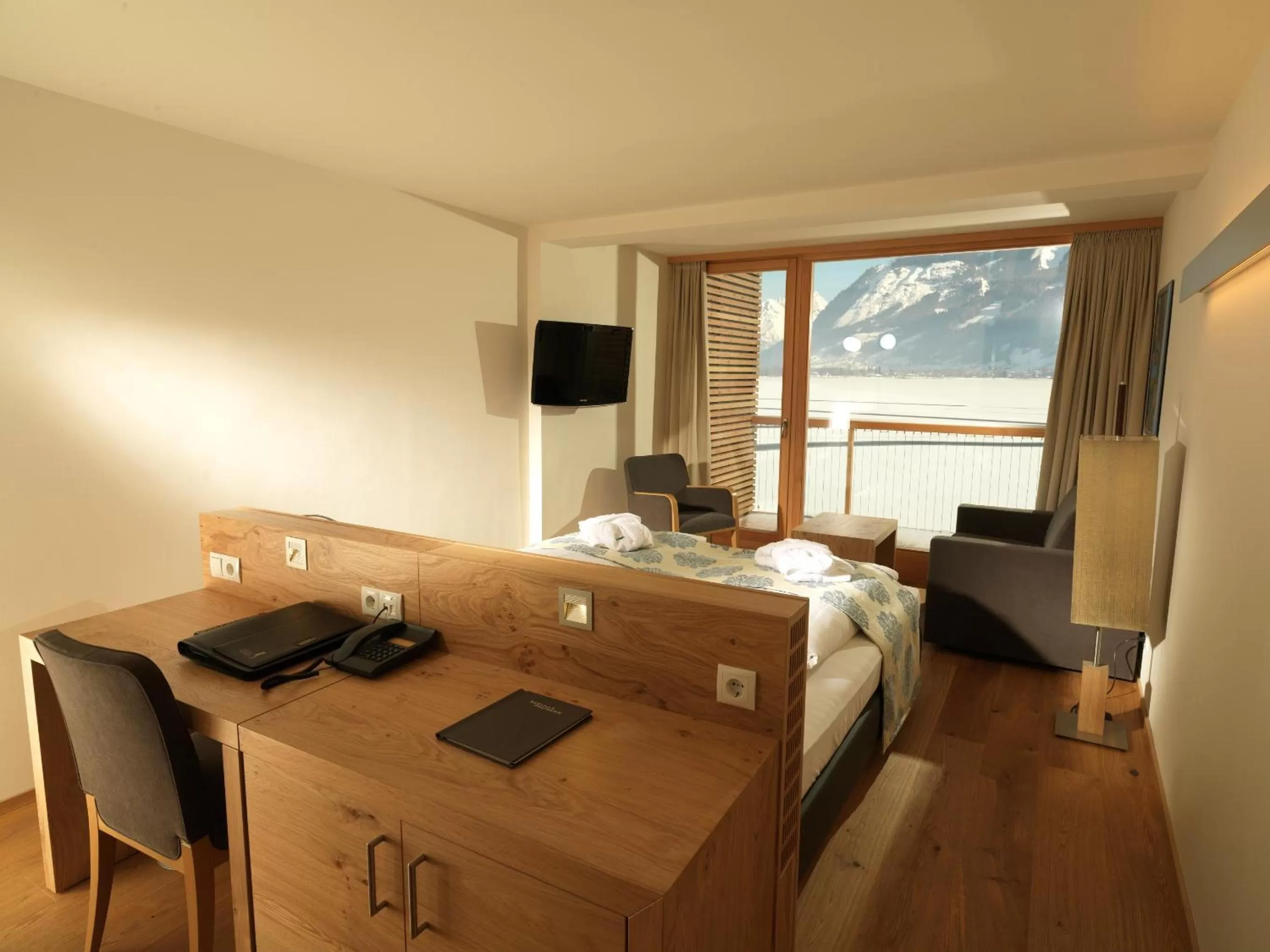 Photo of the whole room, Bed in Seevilla Freiberg