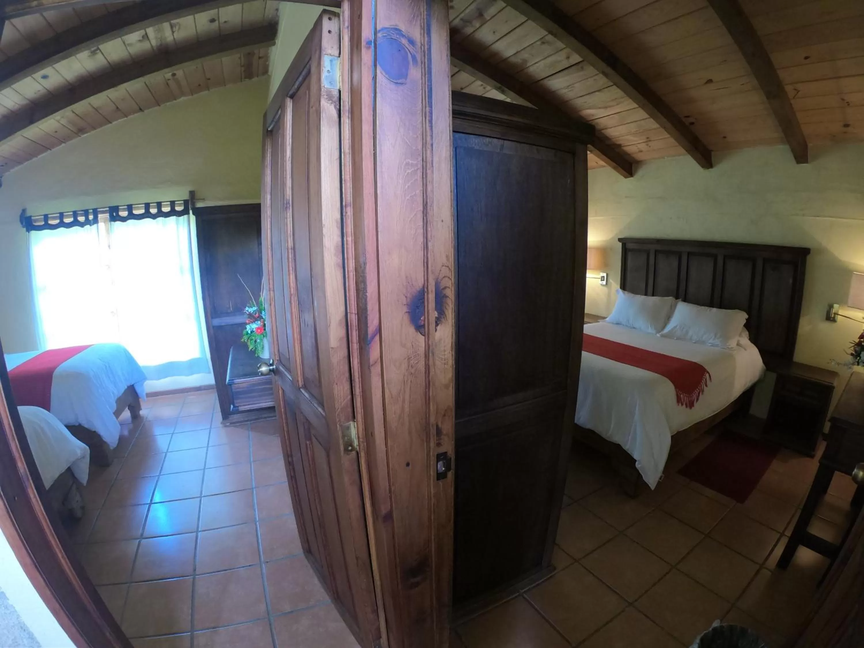 Bed in Cabañas La Cascada