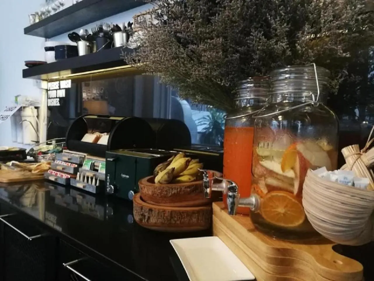 Food and drinks in 3Howw Hostel @ Sukhumvit 21