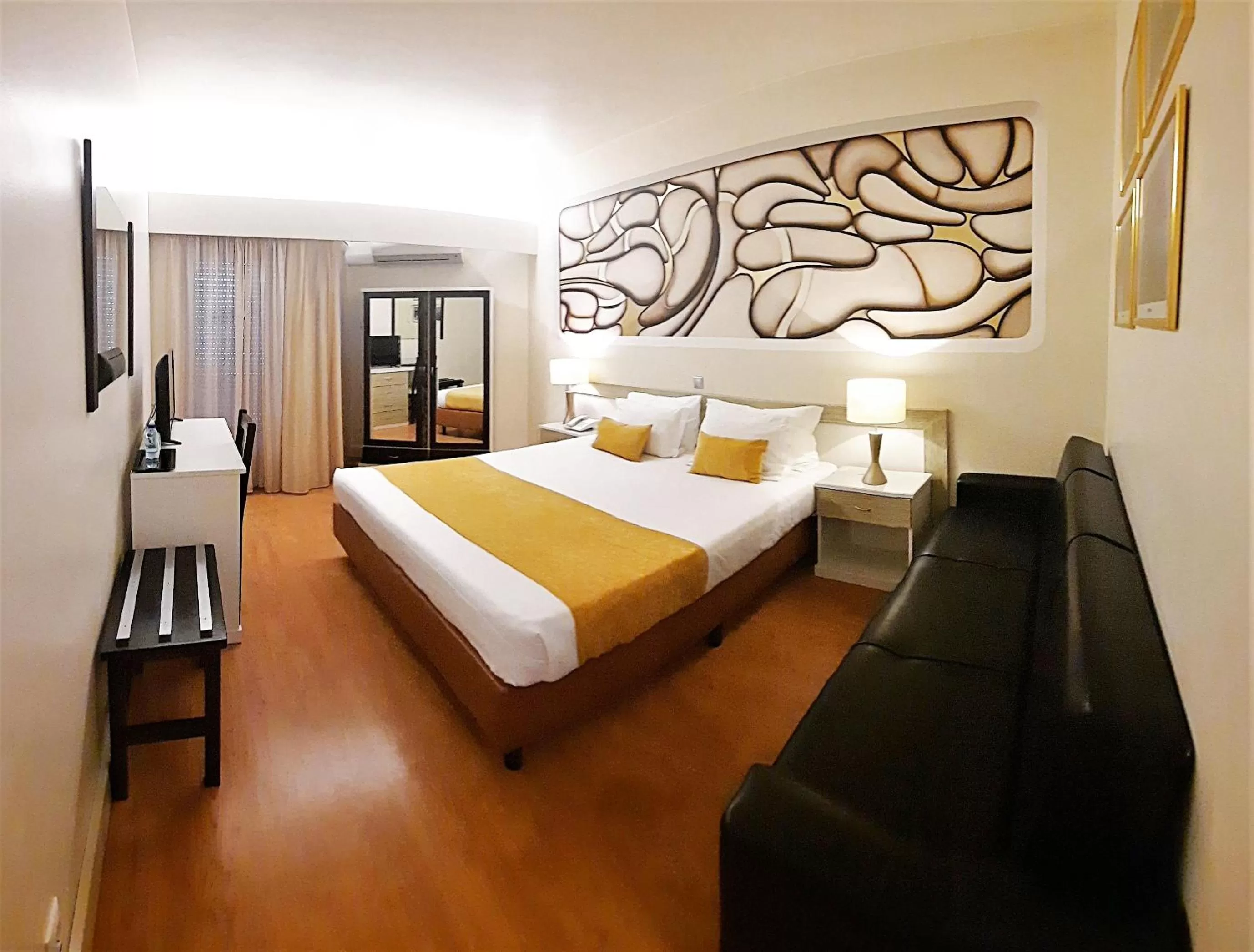 Bed in Hotel Aleluia