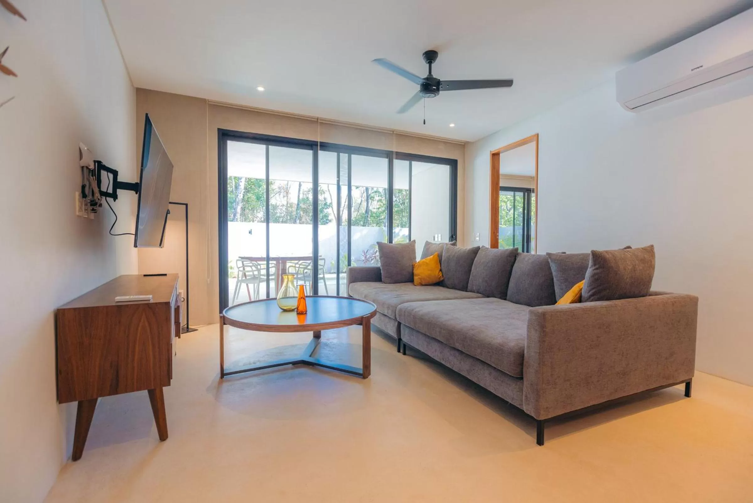 Living room in Suites at TreeTops Tulum