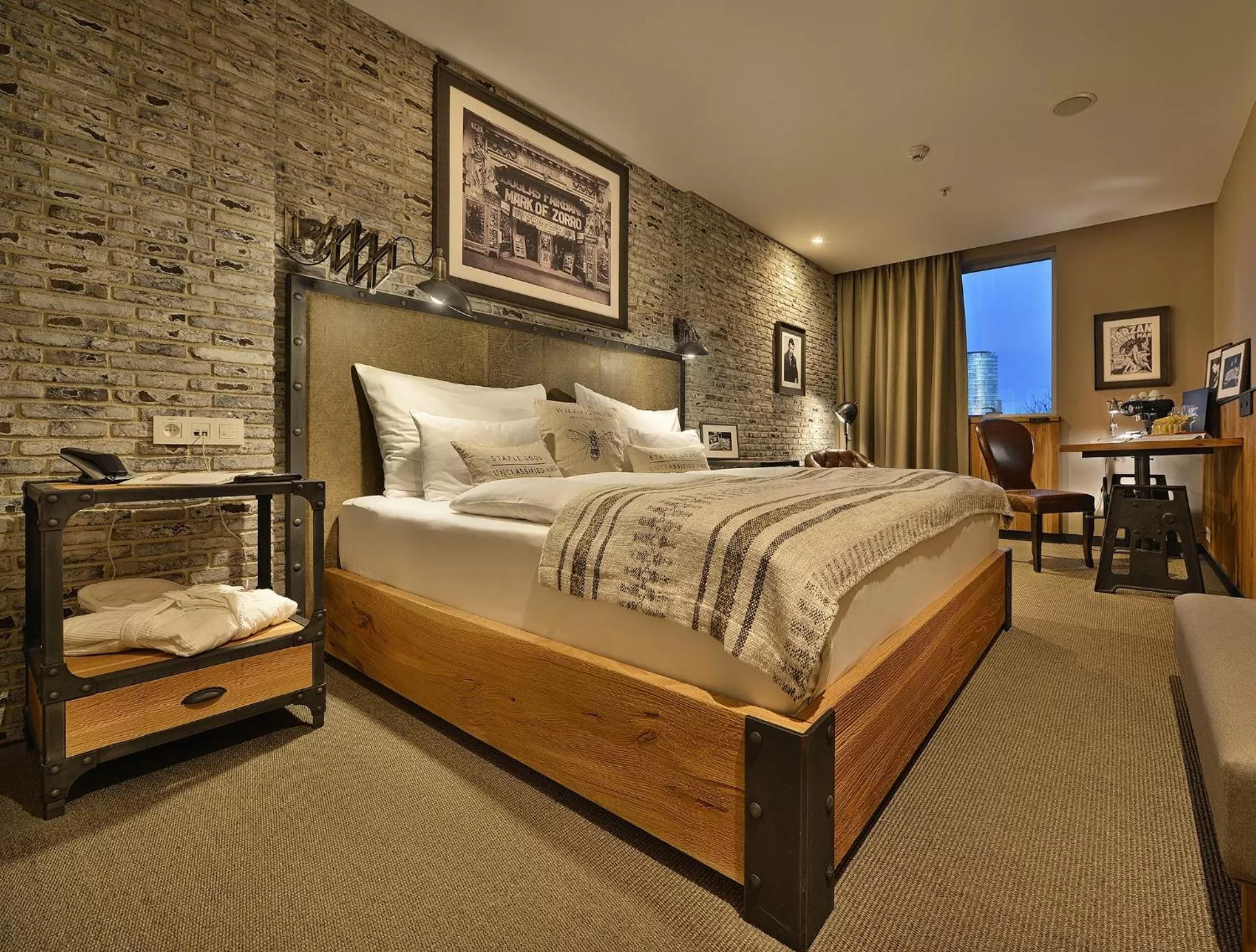 Bed in LOFT Hotel Bratislava