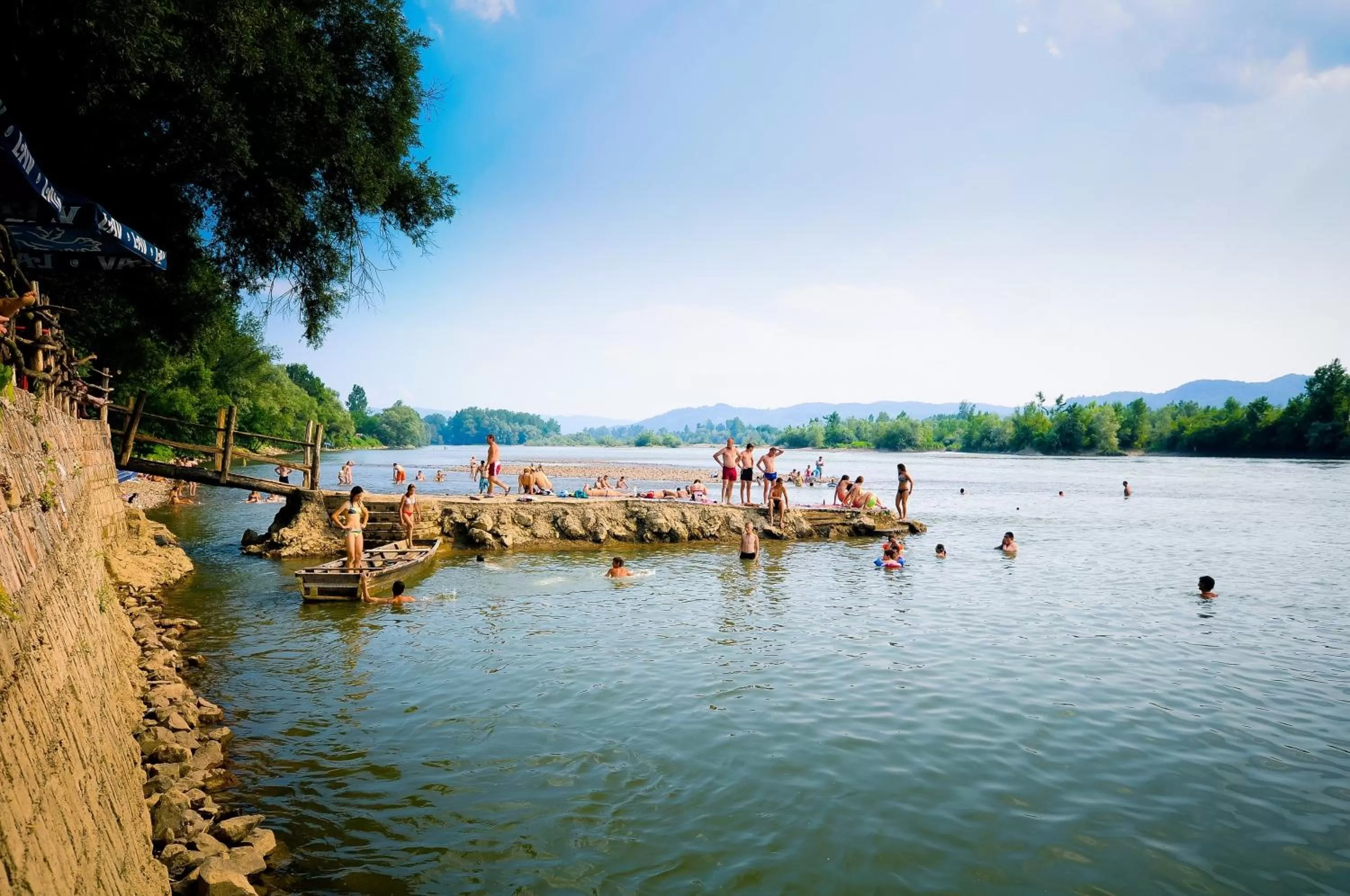 Beach in B&B Etno Village Sunčana Reka