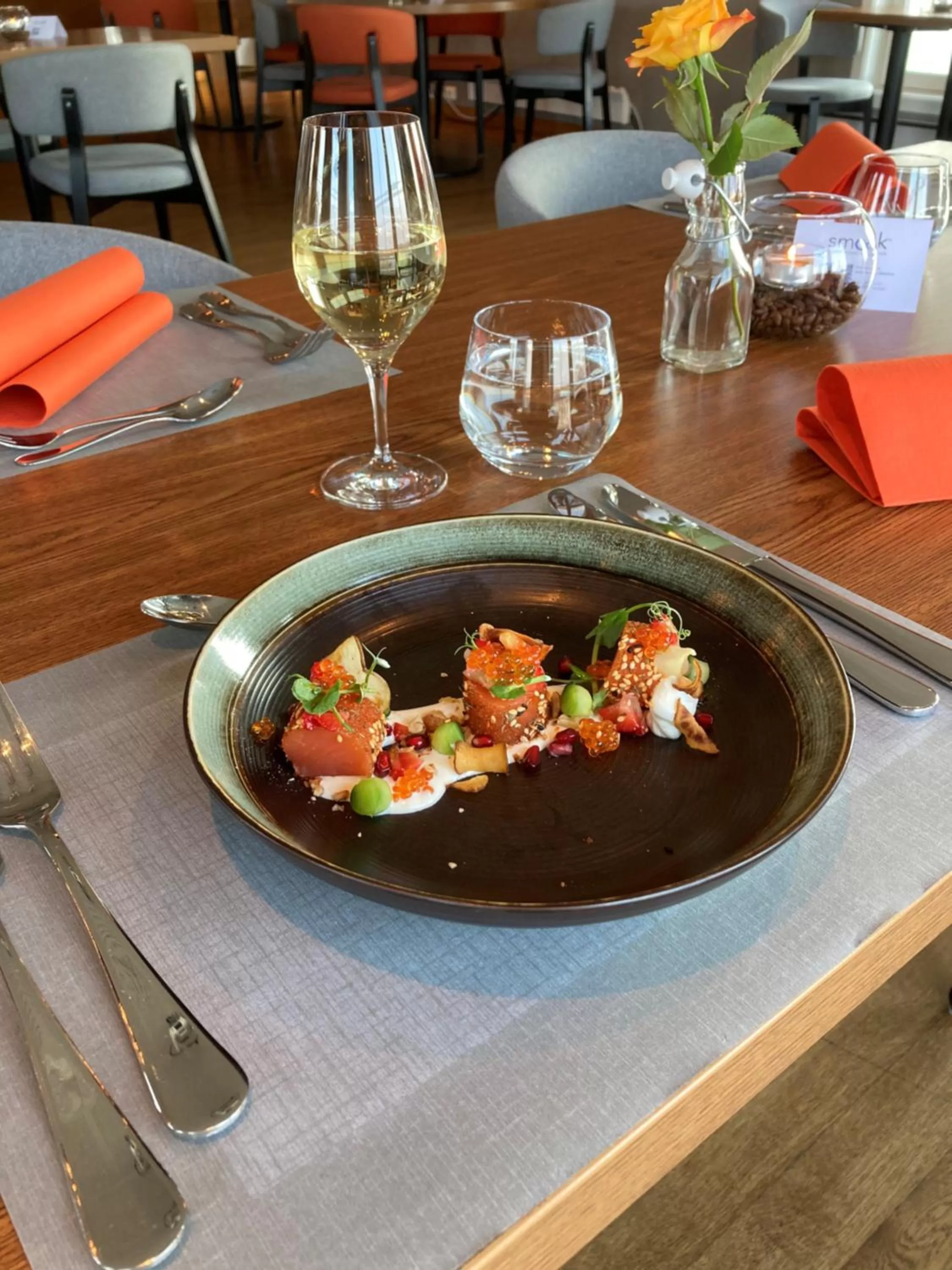 Dinner in Norsk Havbrukssenter - Rorbuer