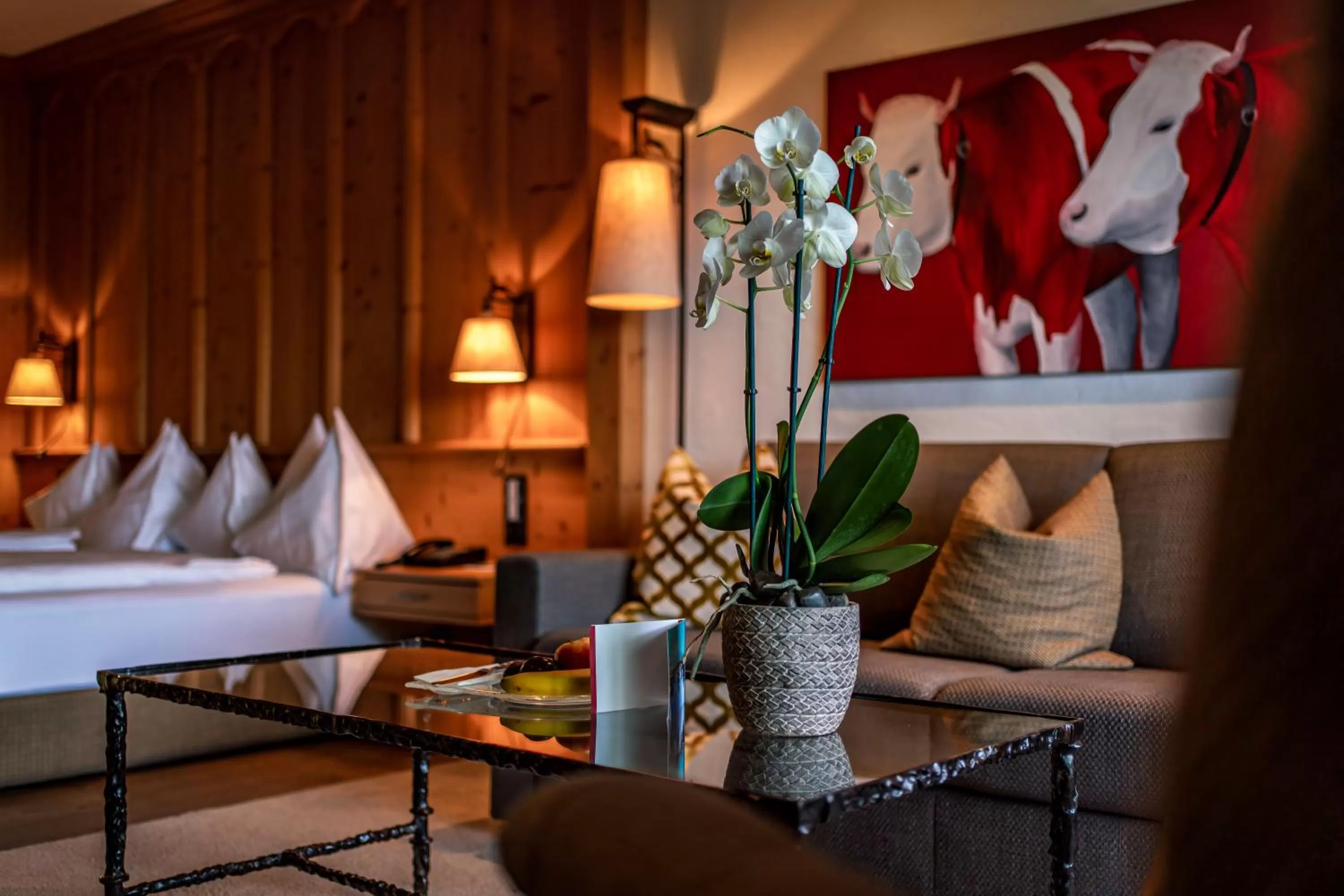 Photo of the whole room, Bed in ERMITAGE Wellness- & Spa-Hotel