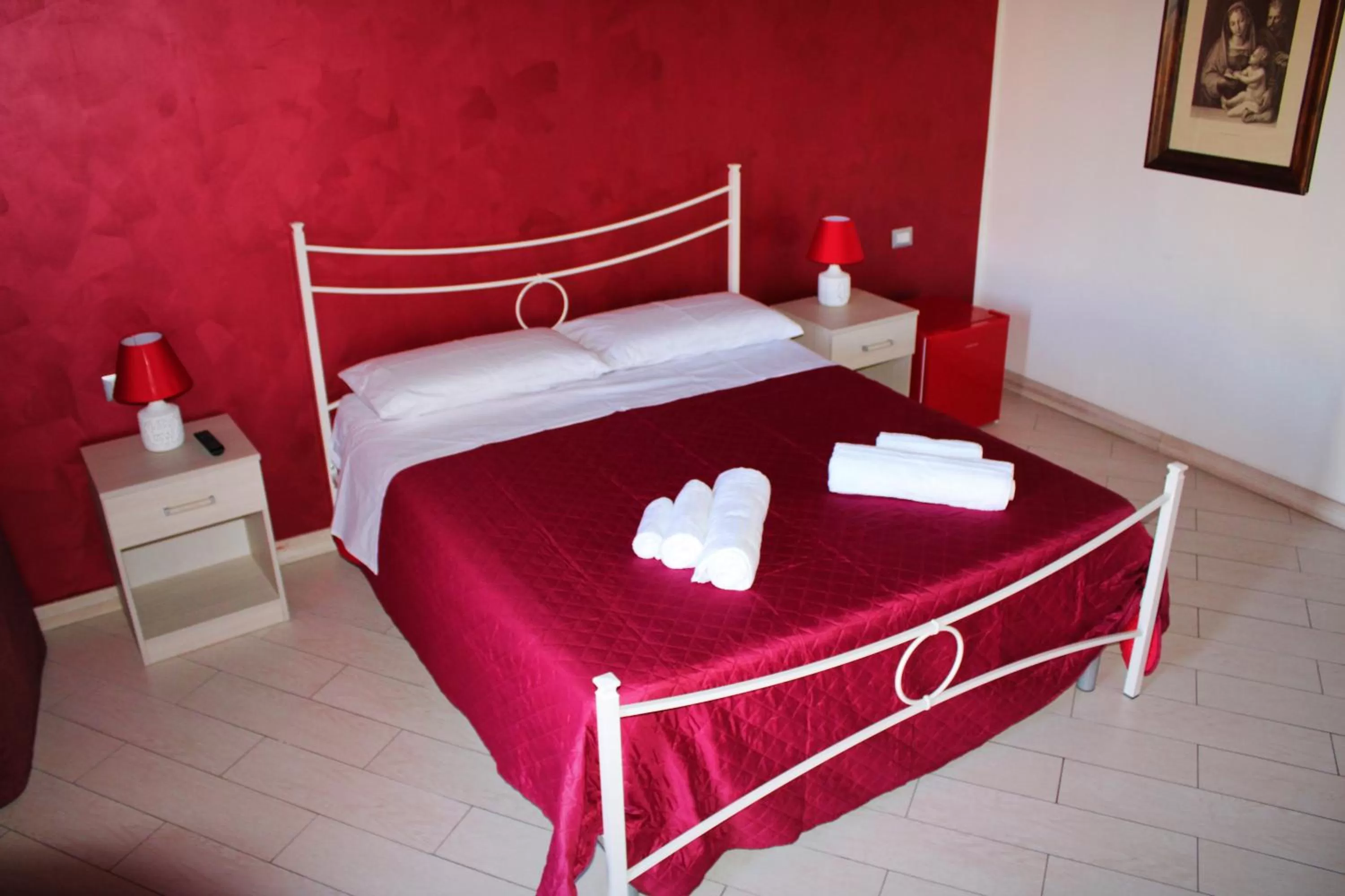 Bed in B & B Arcobaleno
