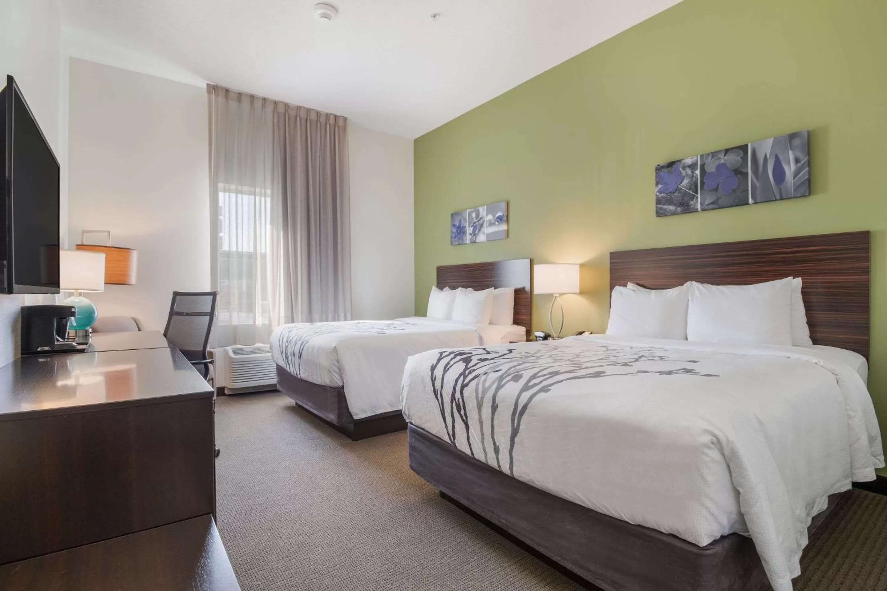 Standard Queen Room with Two Queen Beds - Non-Smoking in Sleep Inn & Suites Park City-Wichita North