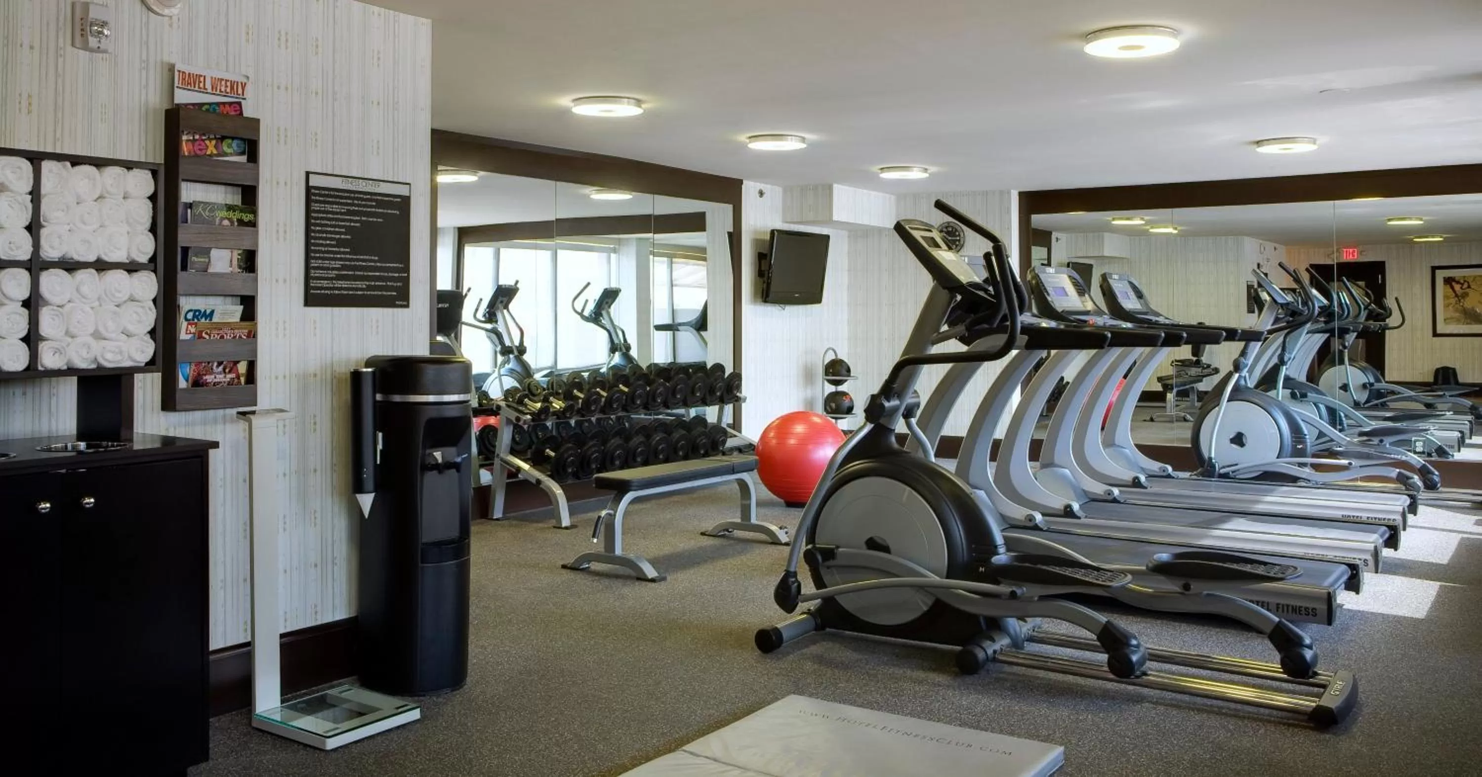 Fitness centre/facilities in Crowne Plaza Kansas City Downtown by IHG