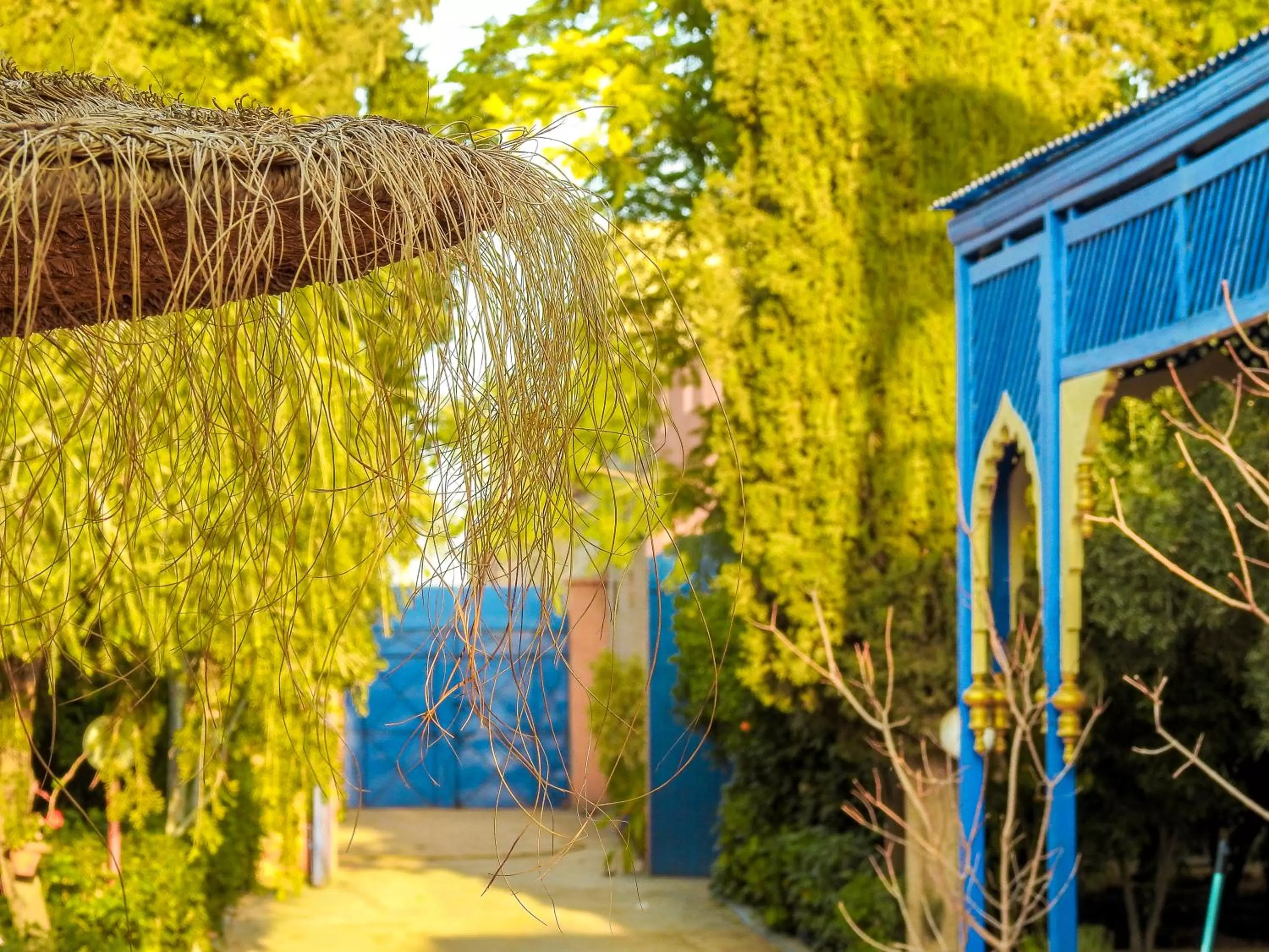 Patio in Le Bleu House