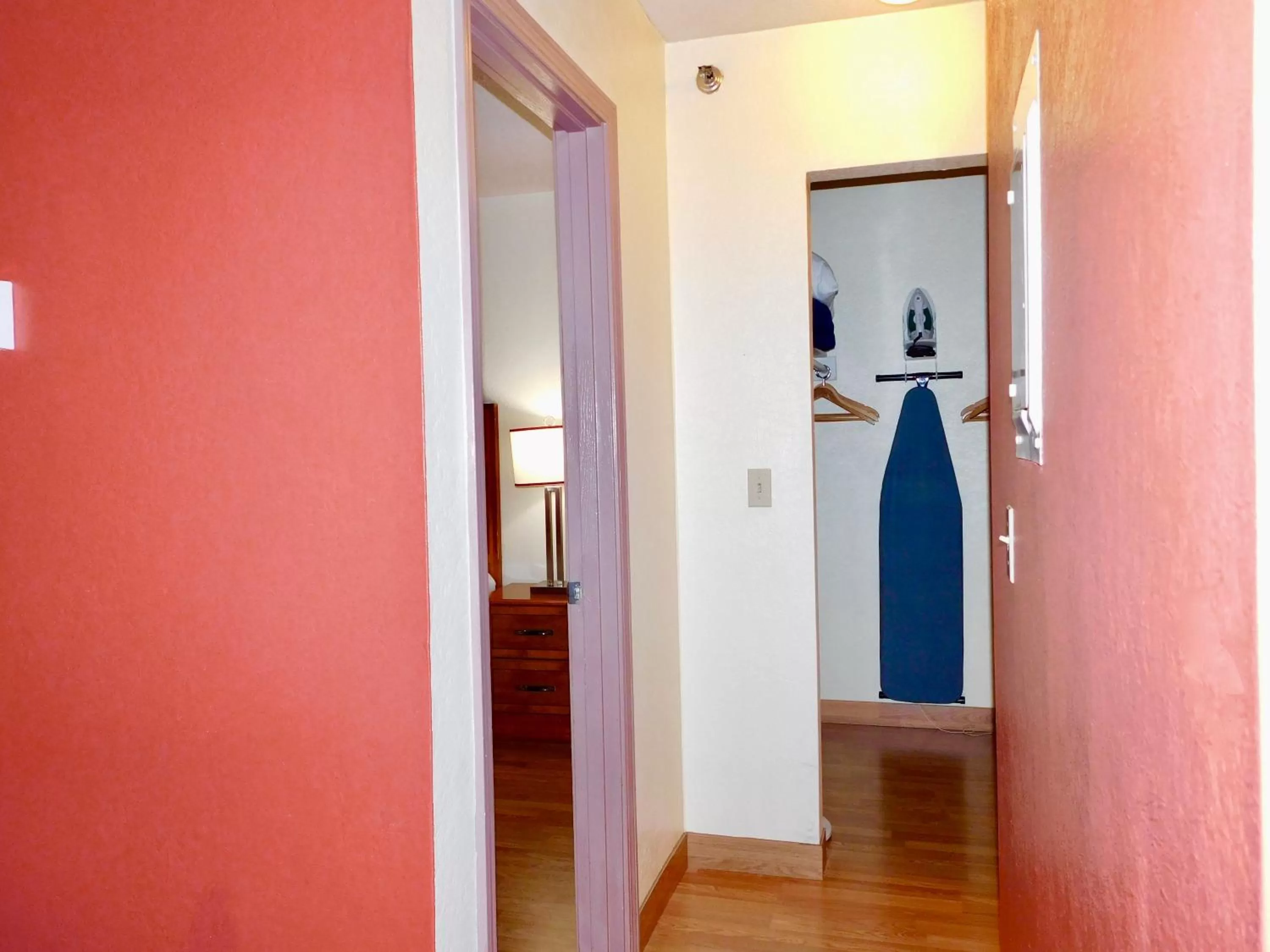 wardrobe in Americas Best Value Inn & Suites Anchorage Airport