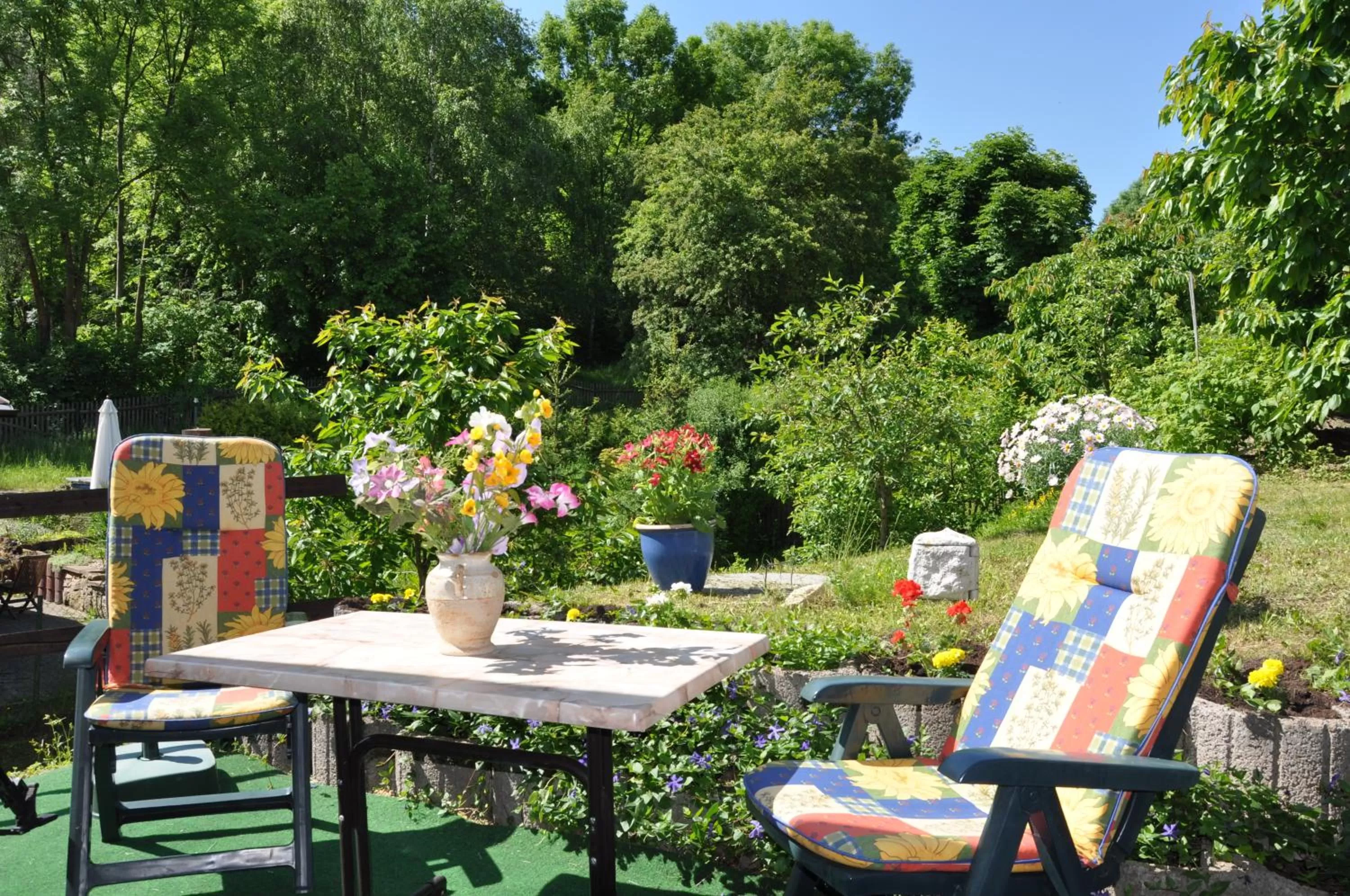 Balcony/Terrace in Hotel Haus Orchideental Jena