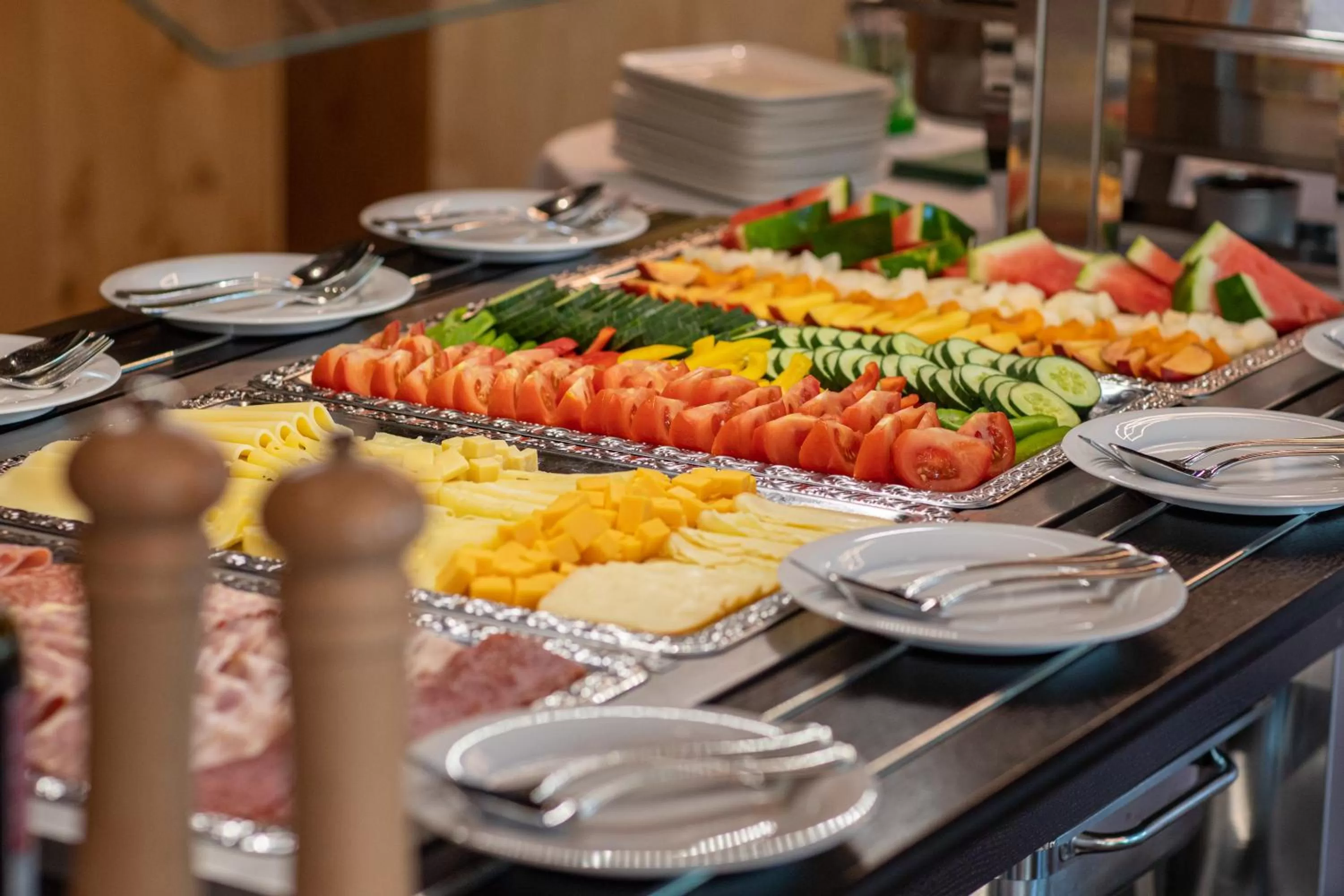 Buffet breakfast, Food in Hotel Hausschachen