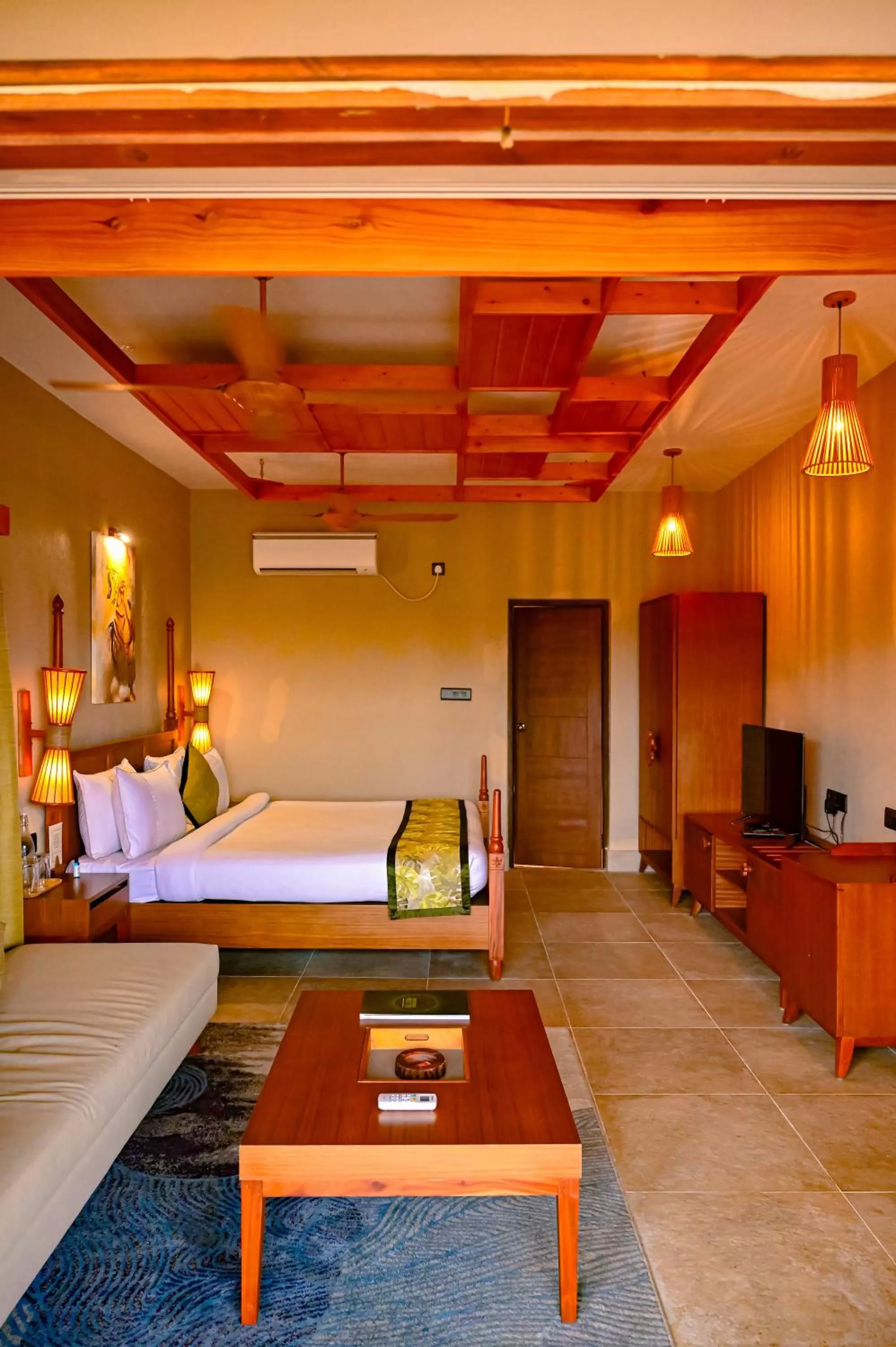 Bed in Hotel Sonar Bangla Sundarban