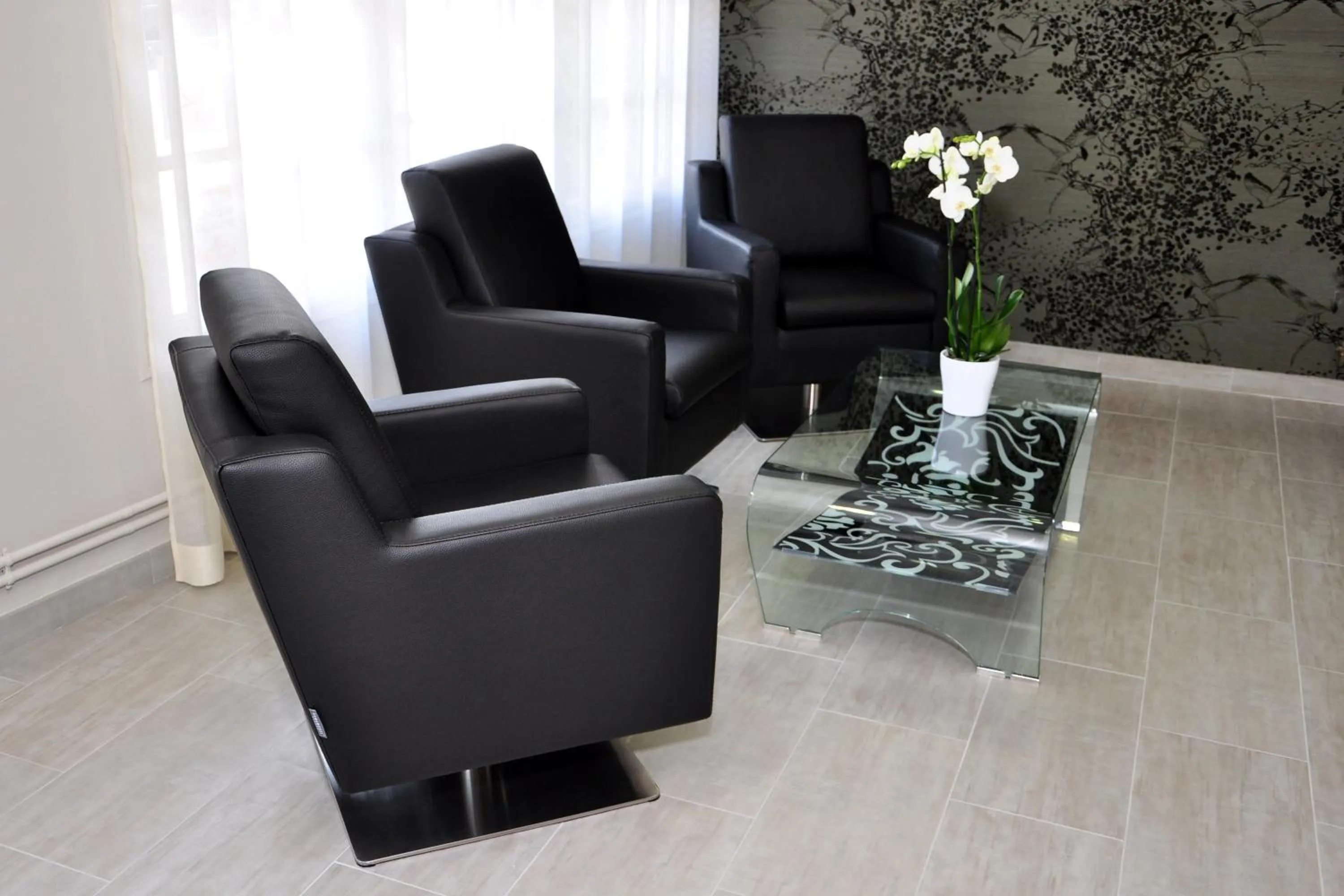 Living room in Logis Hôtel A la Bonne Auberge