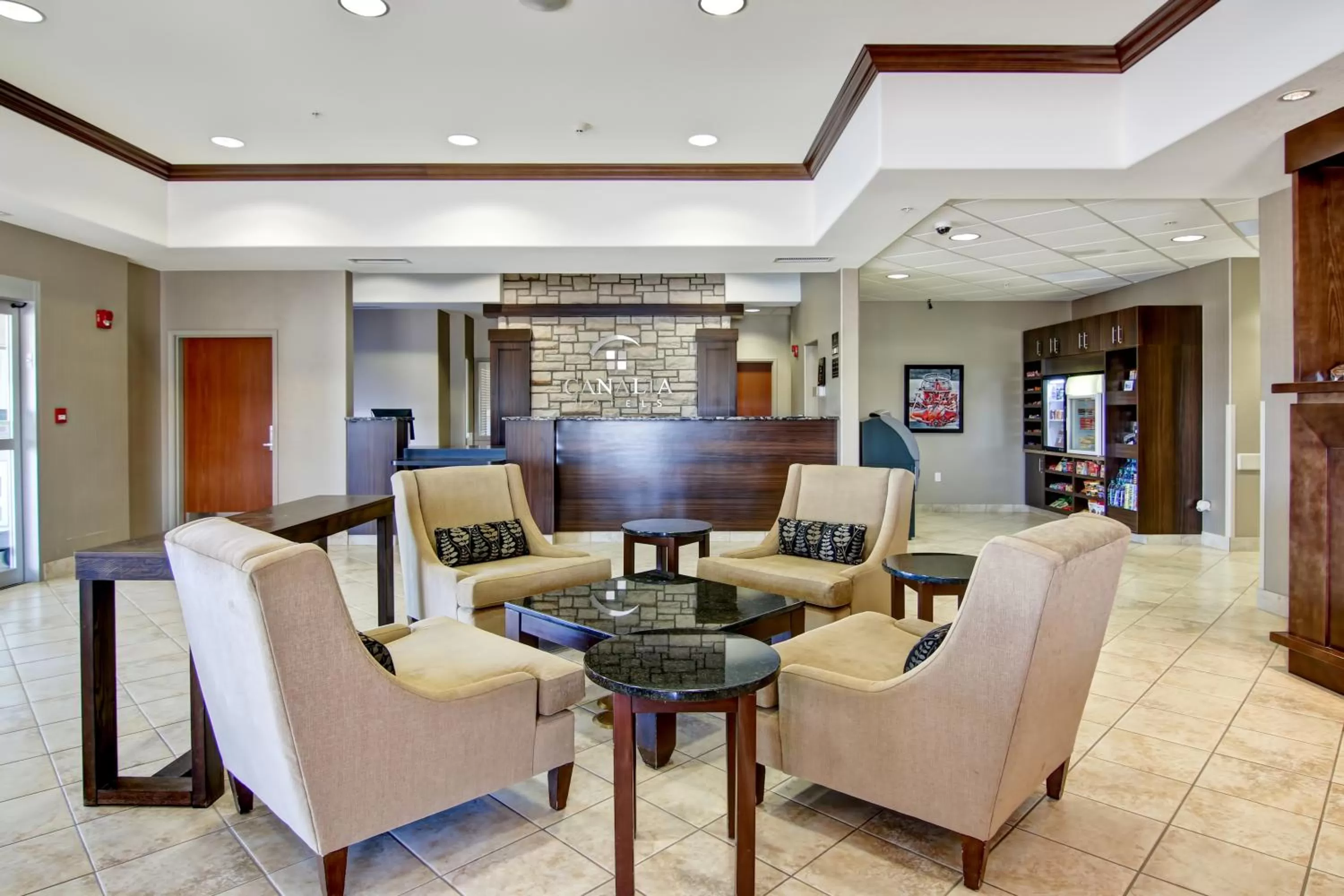 Lobby or reception in Canalta Hotel Assiniboia