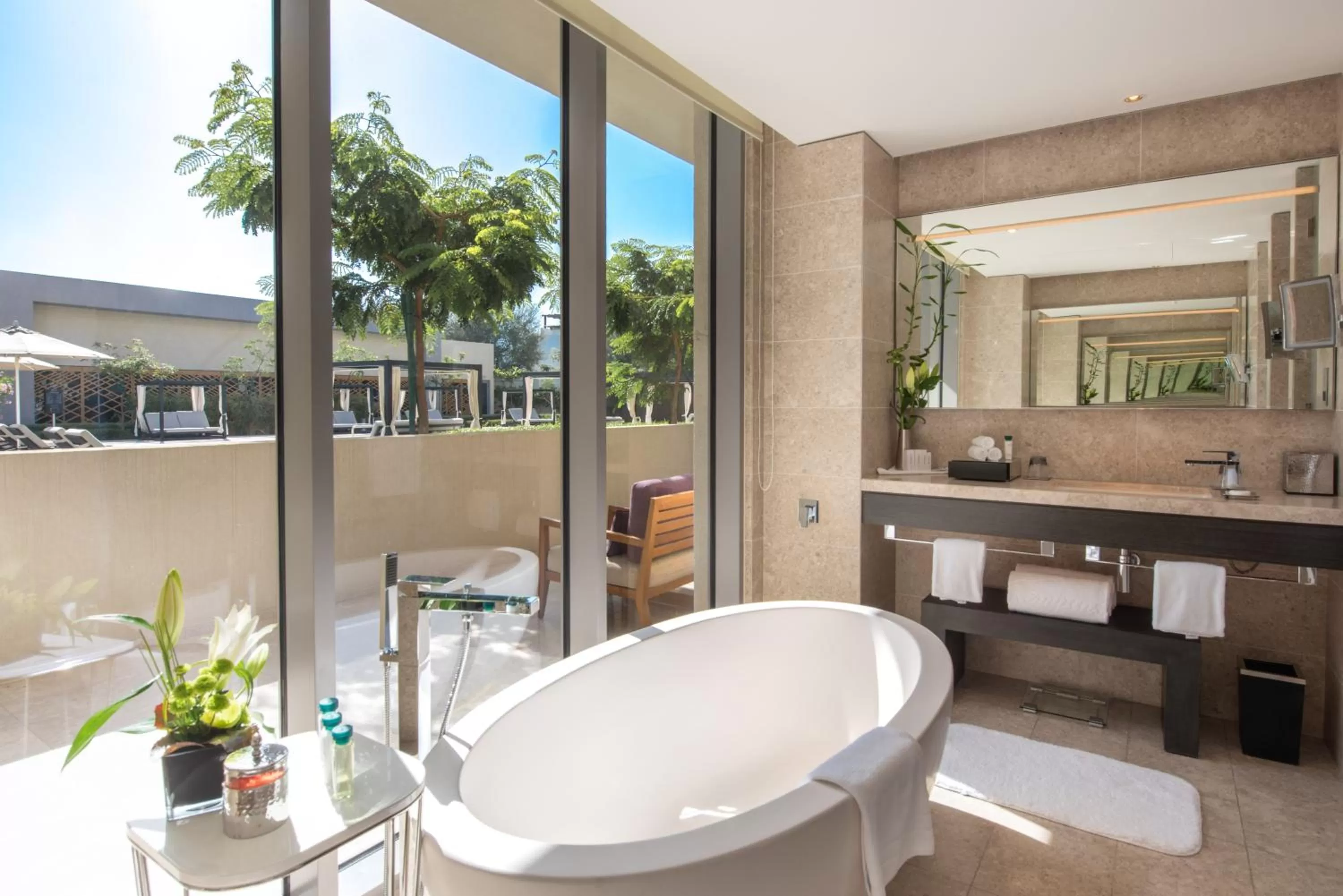 Bathroom in Kempinski Hotel Muscat