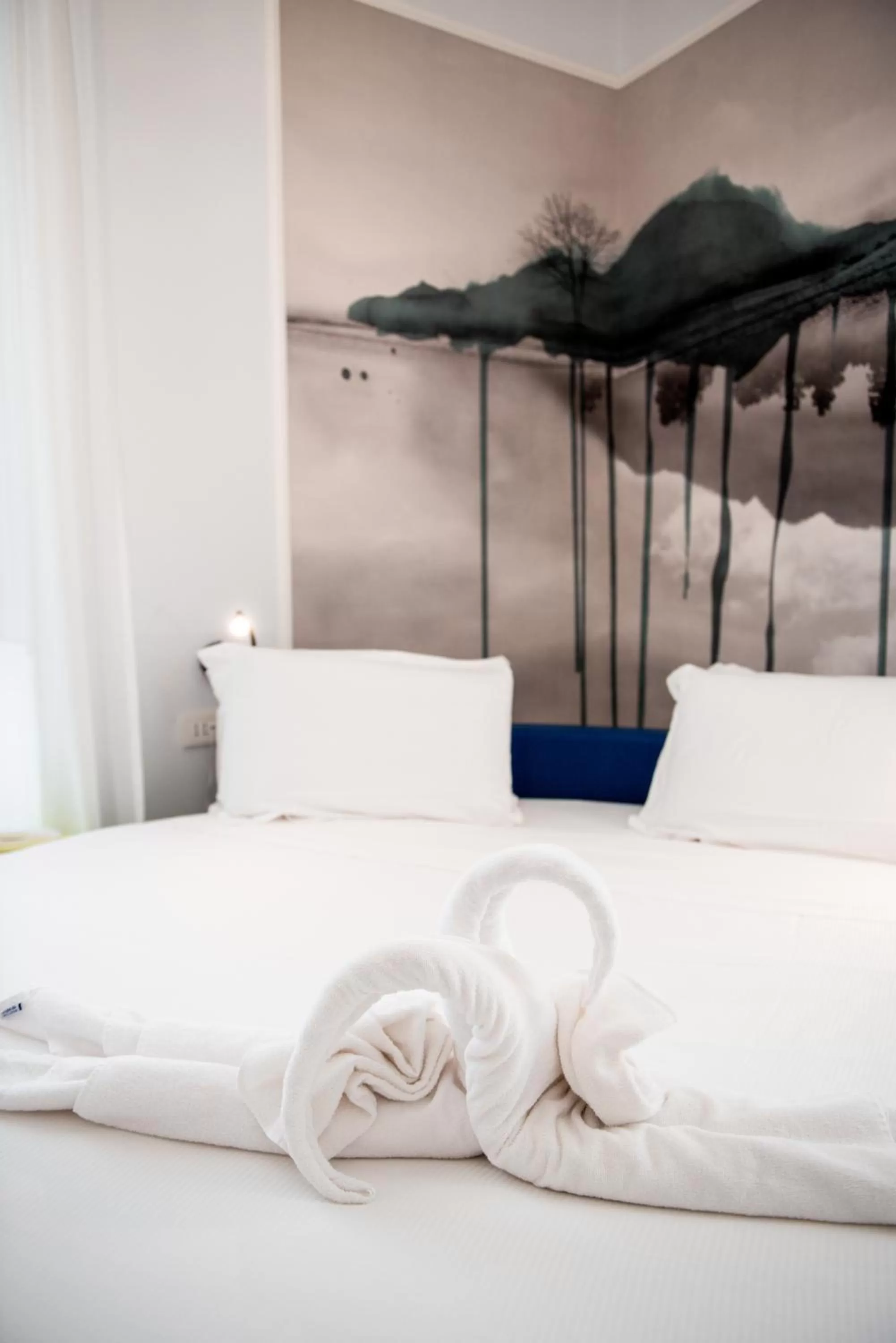 Decorative detail, Bed in Boutique Centrale Palace Hotel