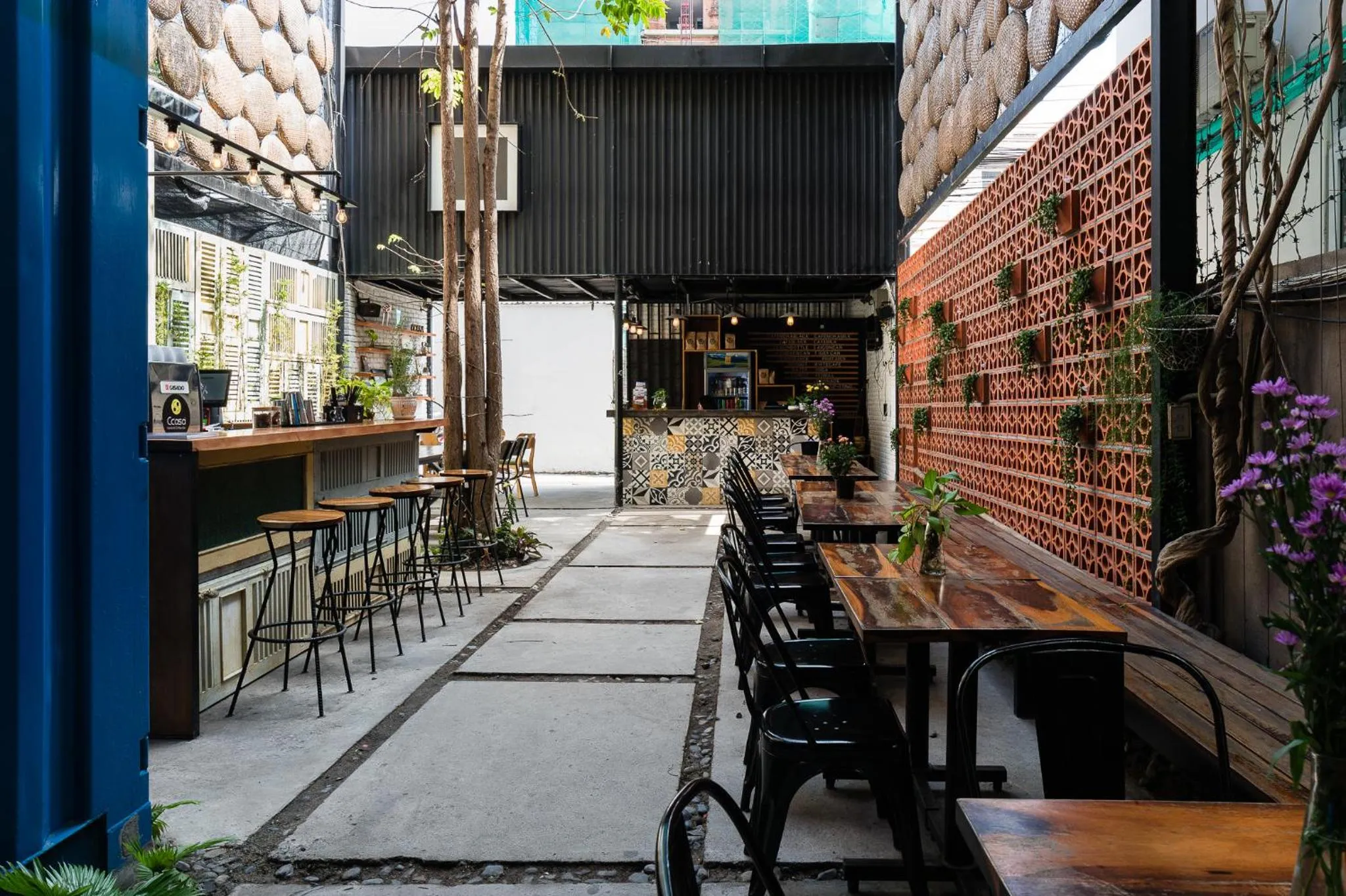 Patio in Ccasa Hostel