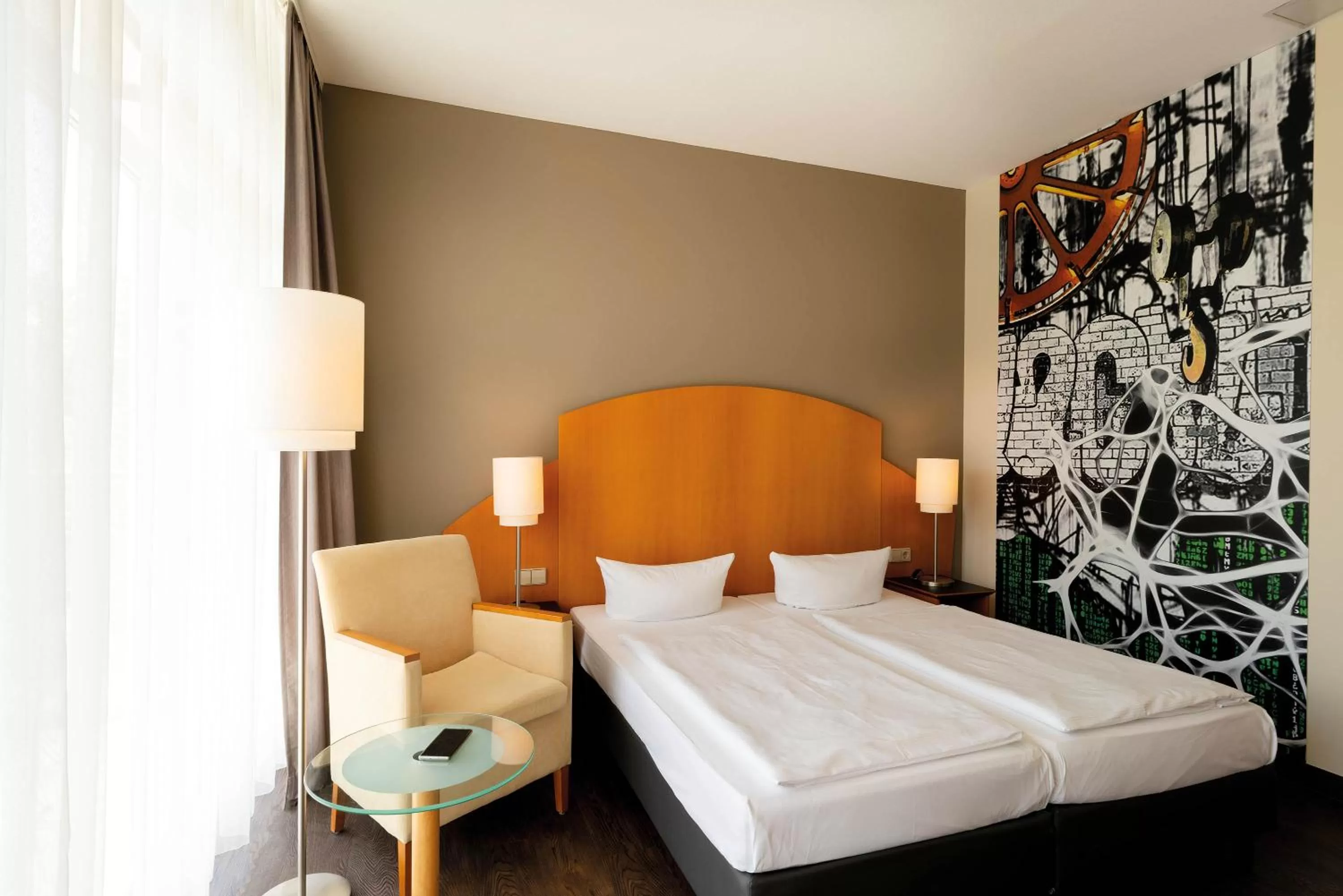 Bed in Seminaris Avendi Hotel Potsdam