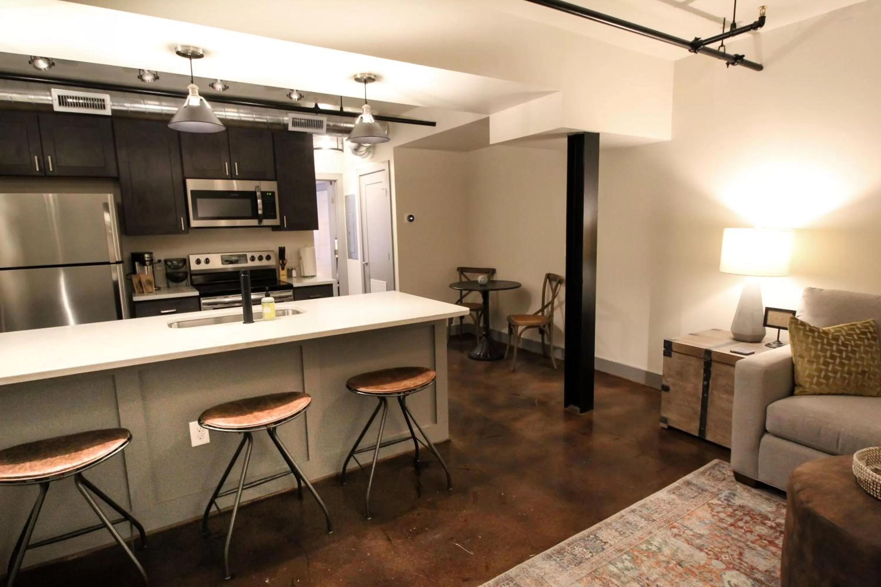 Kitchen or kitchenette in The Lofts at Downtown Salem