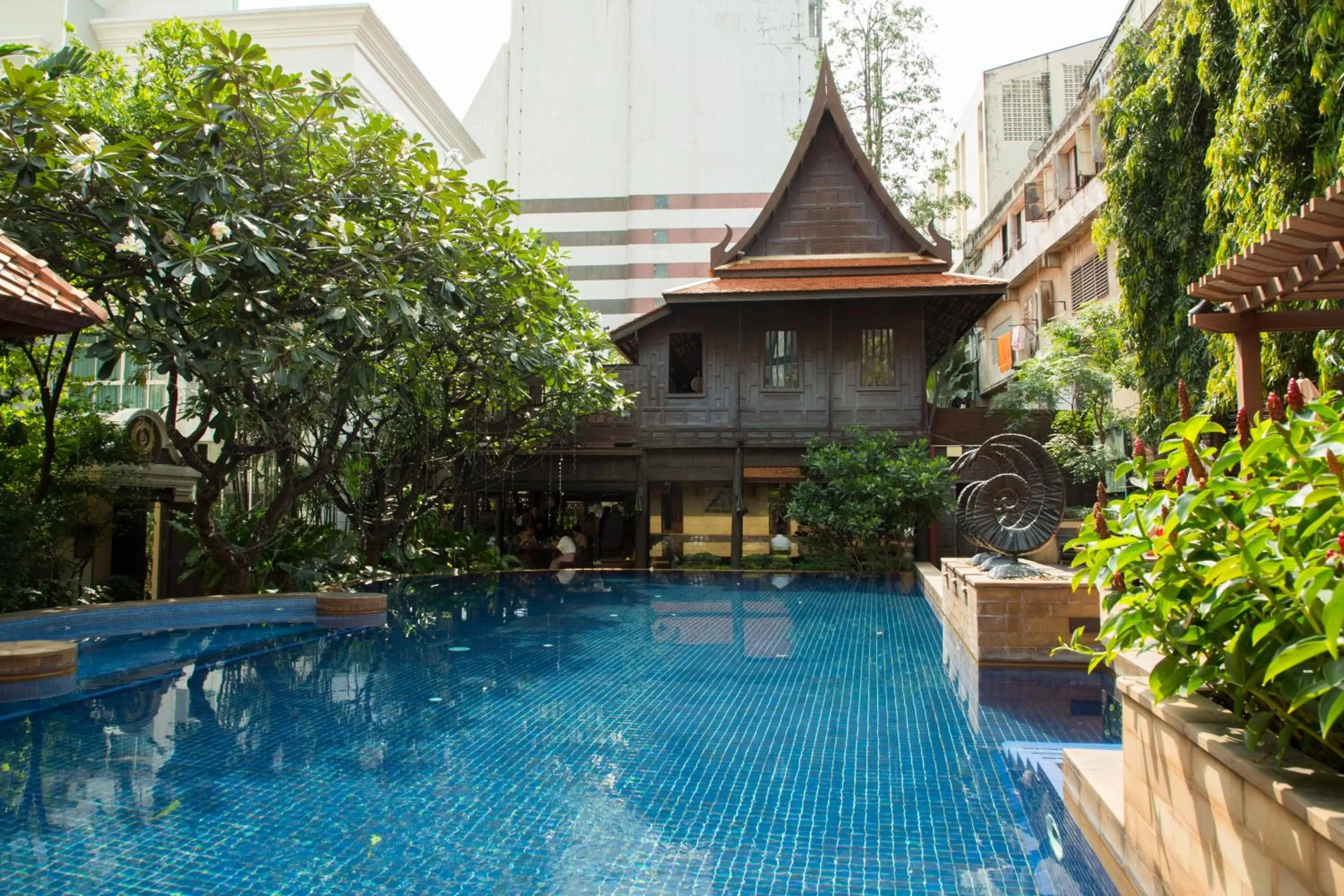 Swimming pool in The Rose Residence, Bangkok
