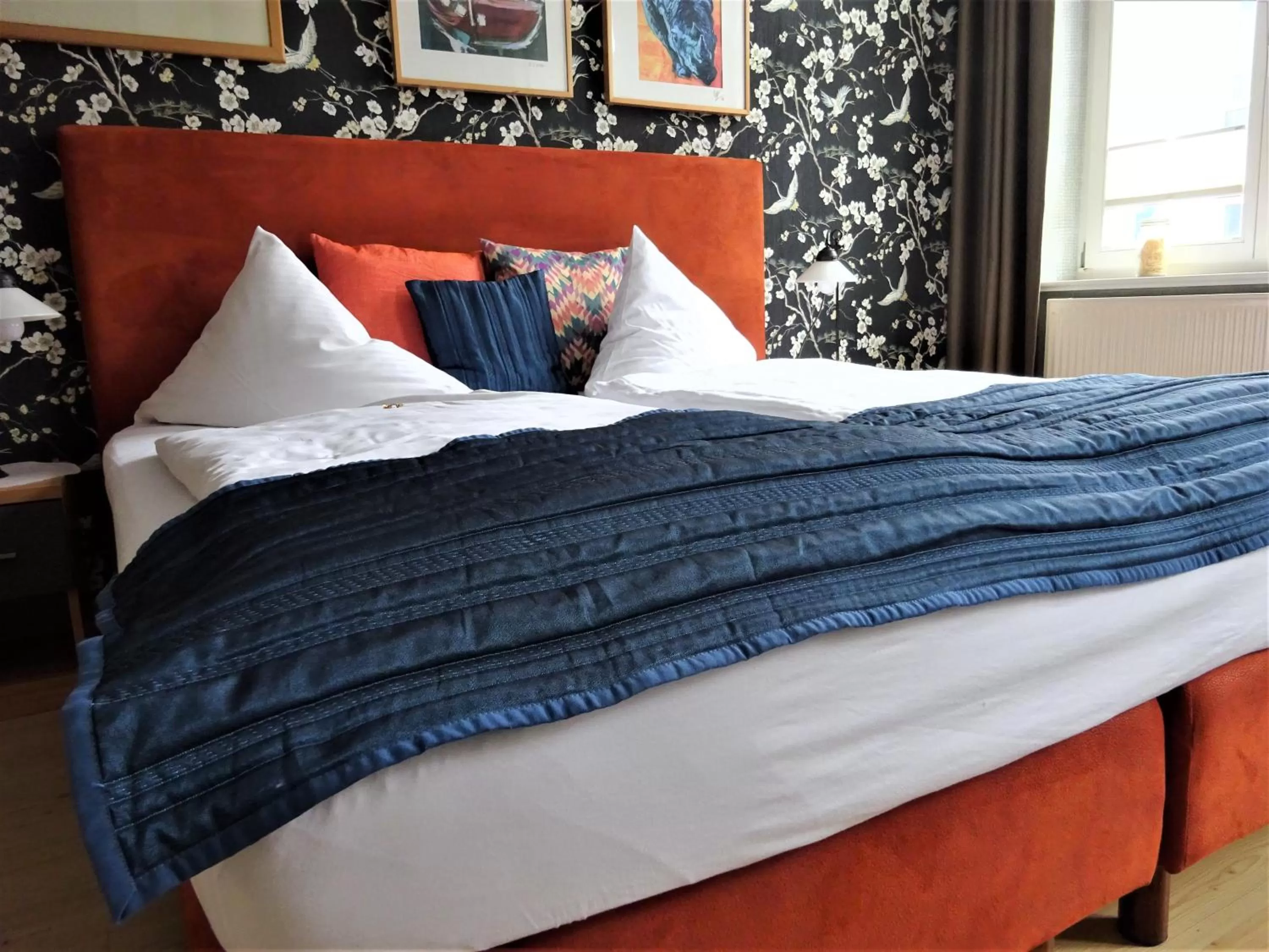 Bed in Pension Zur Fährbrücke