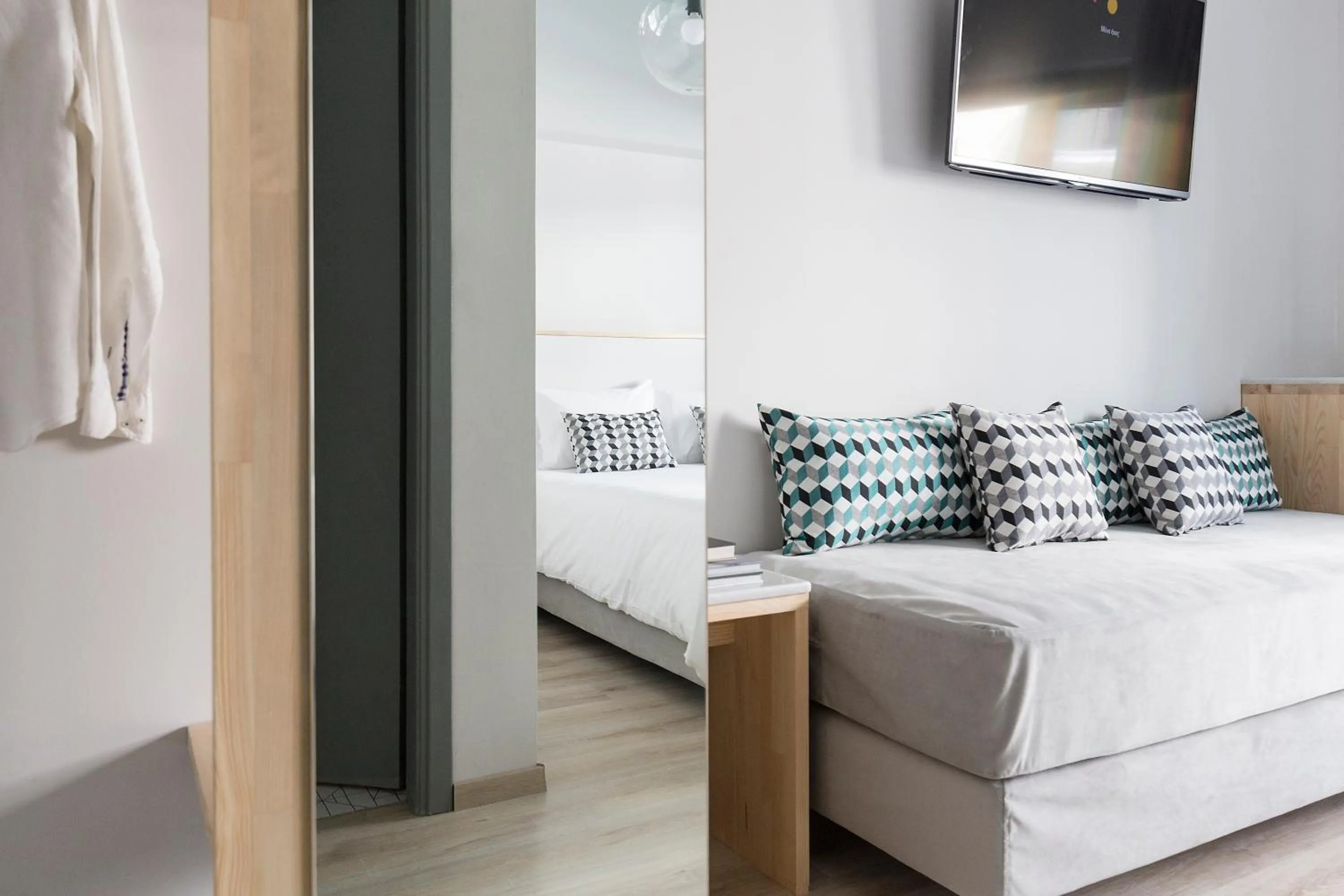 Bed in Be My Guest Athens