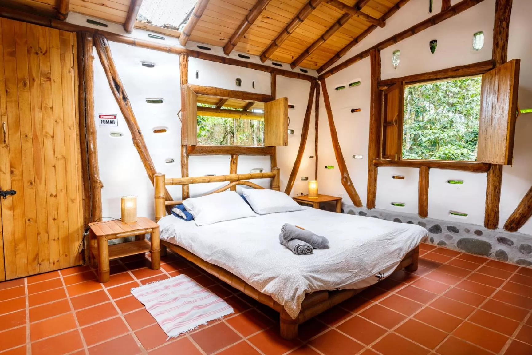 Bed in Hotel La Casa de Francois