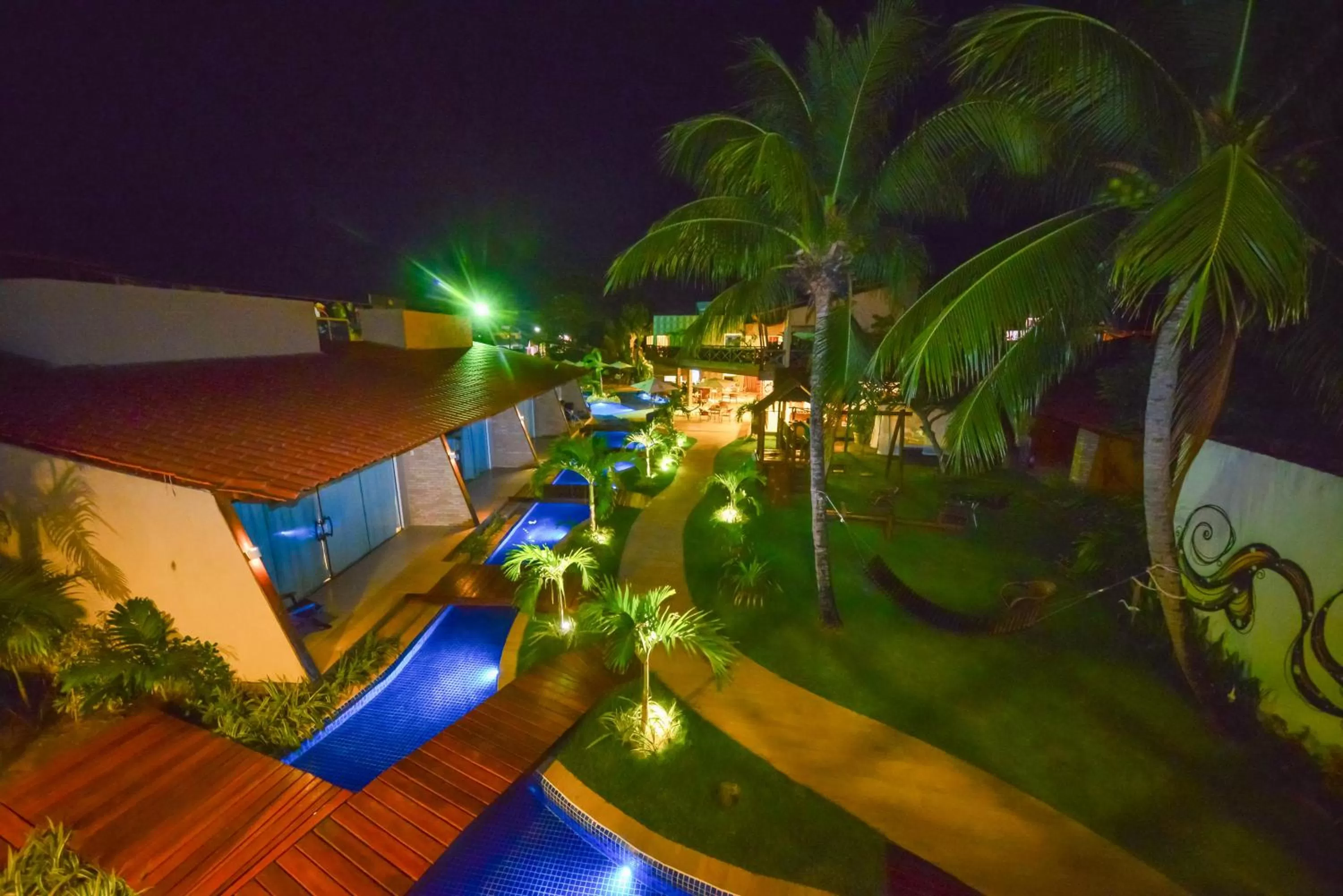 Bird's eye view, Pool View in Pousada Sol e Mar