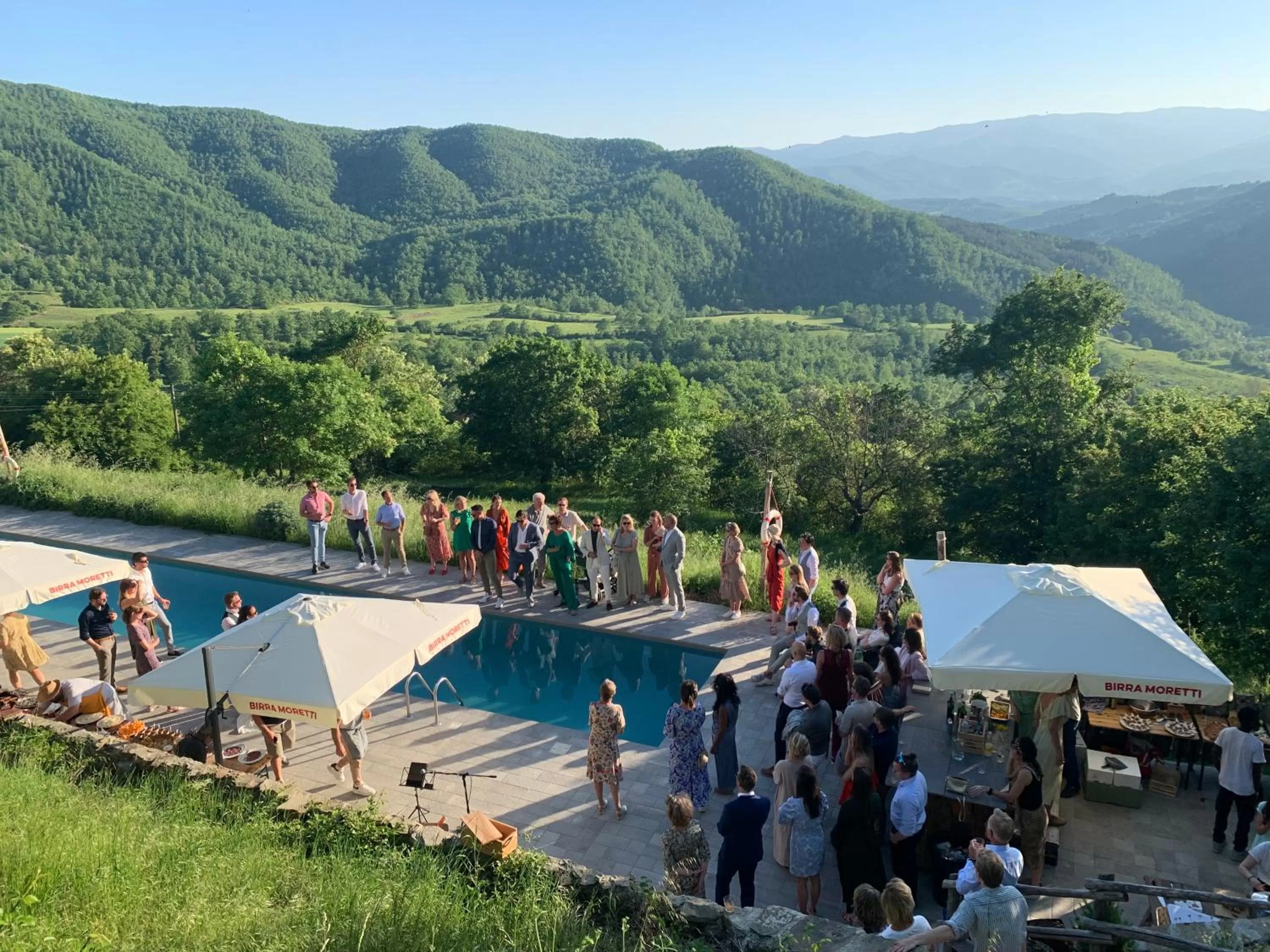 Pool View in novanta nature retreat