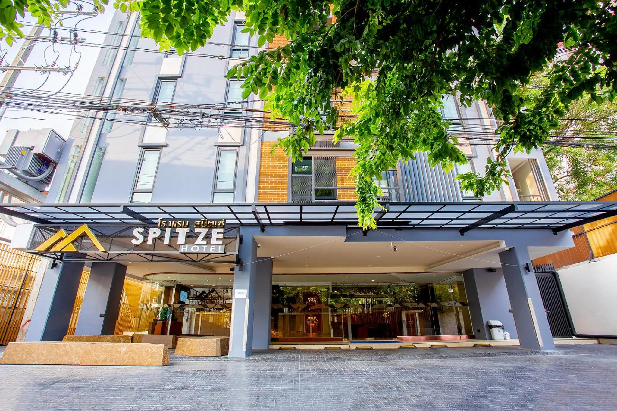 Property building in Spittze Hotel Pratunam