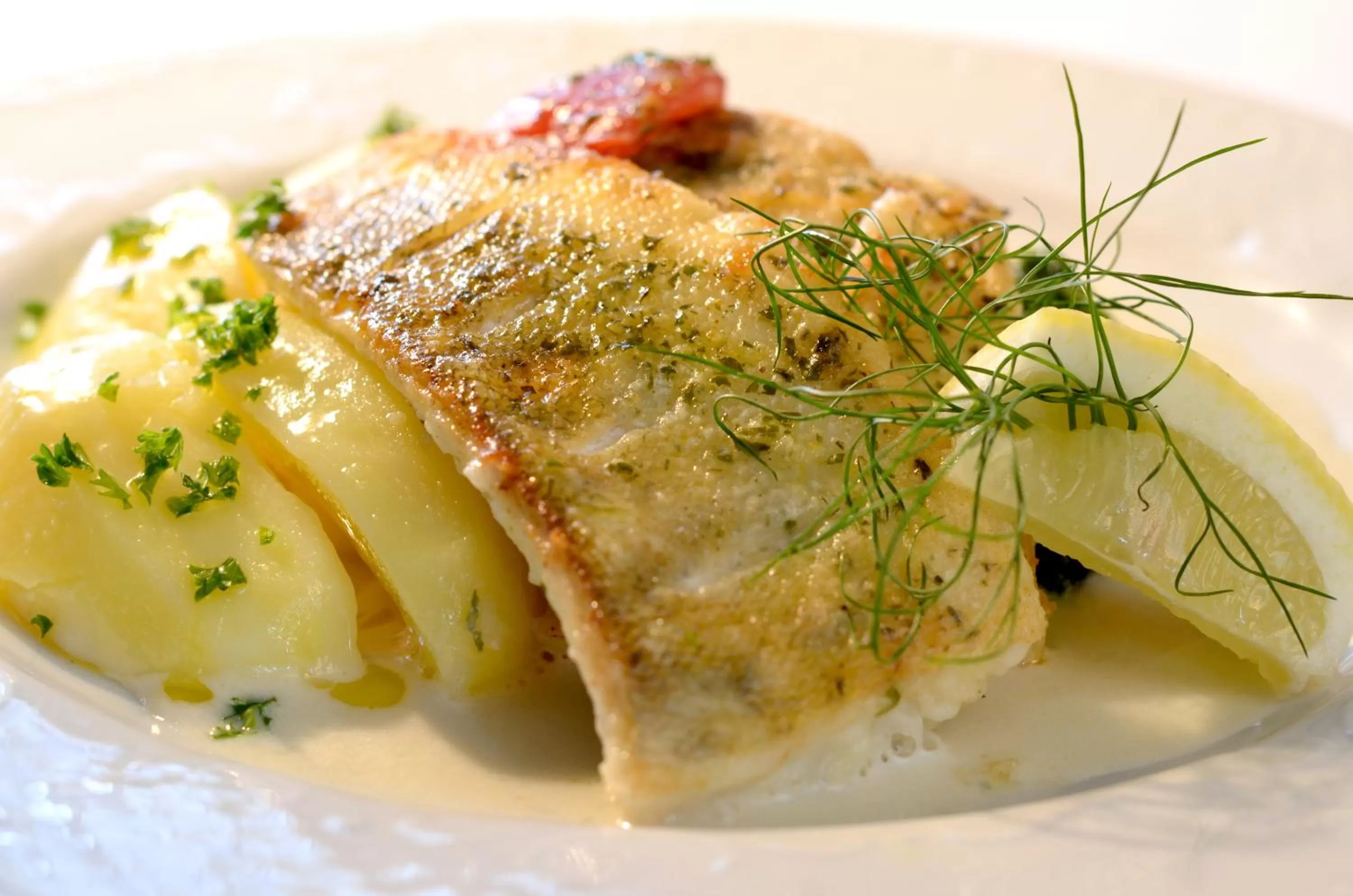 Food close-up in Hotel Landhaus Wörlitzer Hof