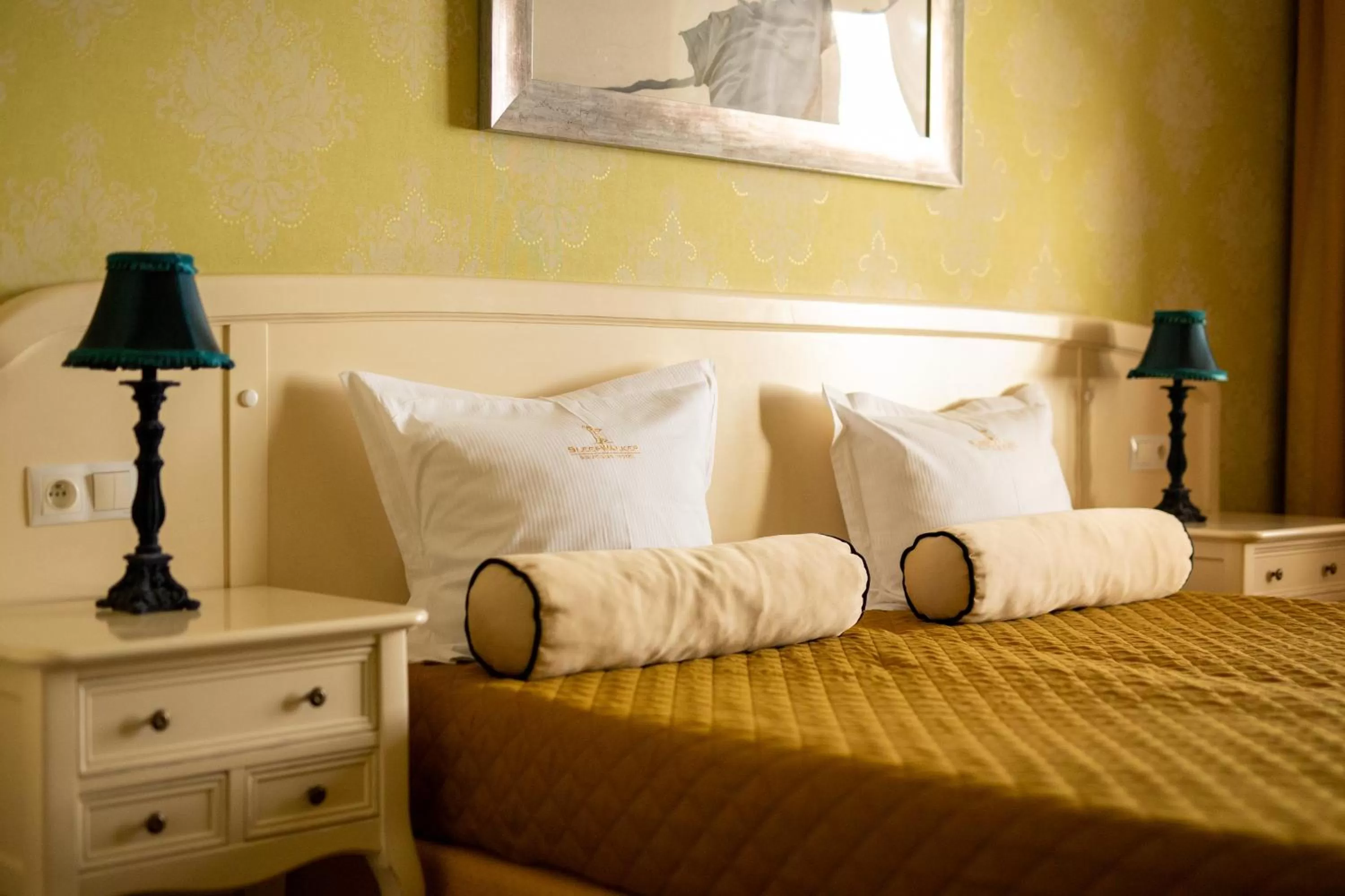 Bed in SleepWalker Boutique Suites