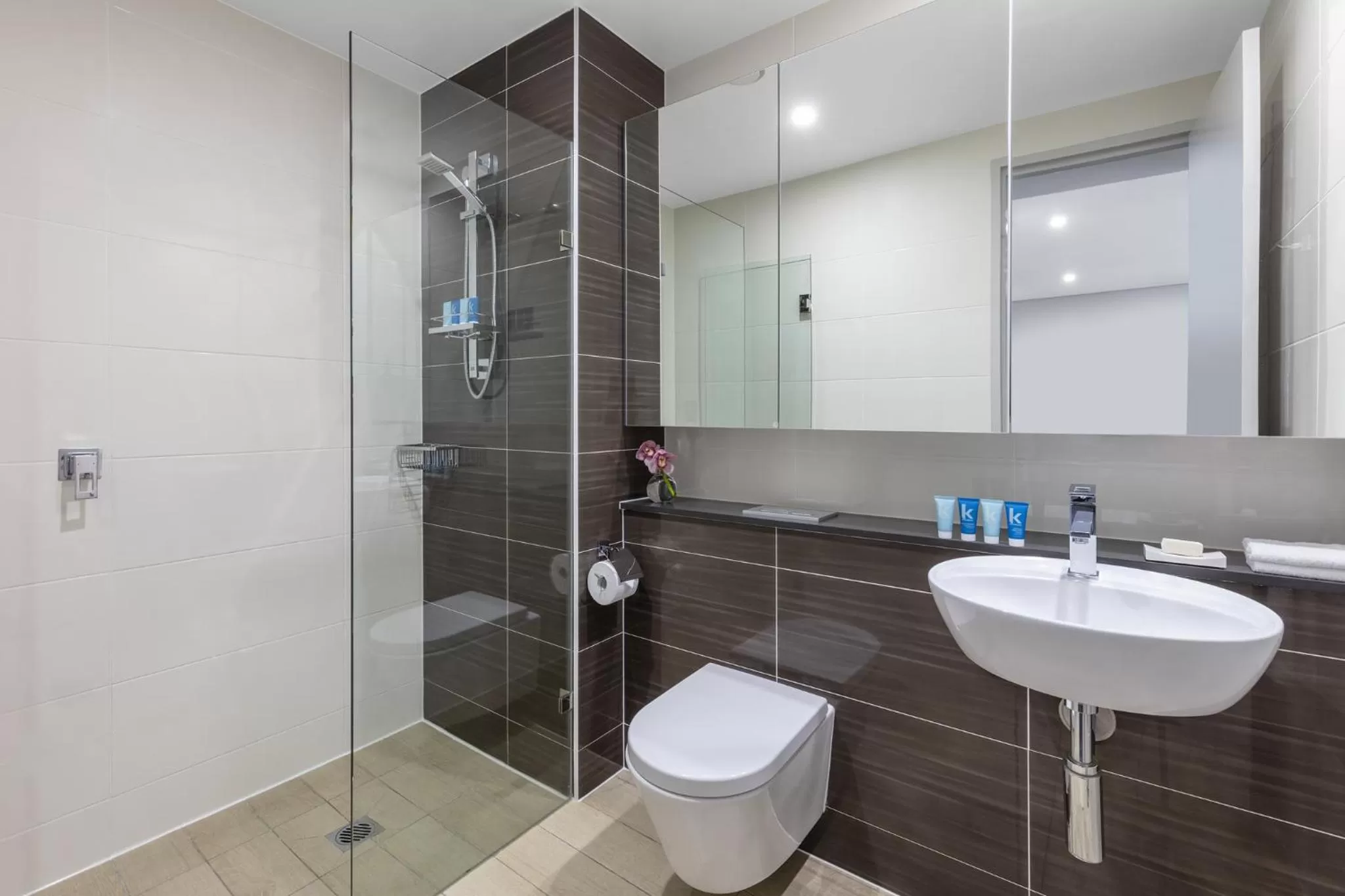 Bathroom in Meriton Suites North Ryde