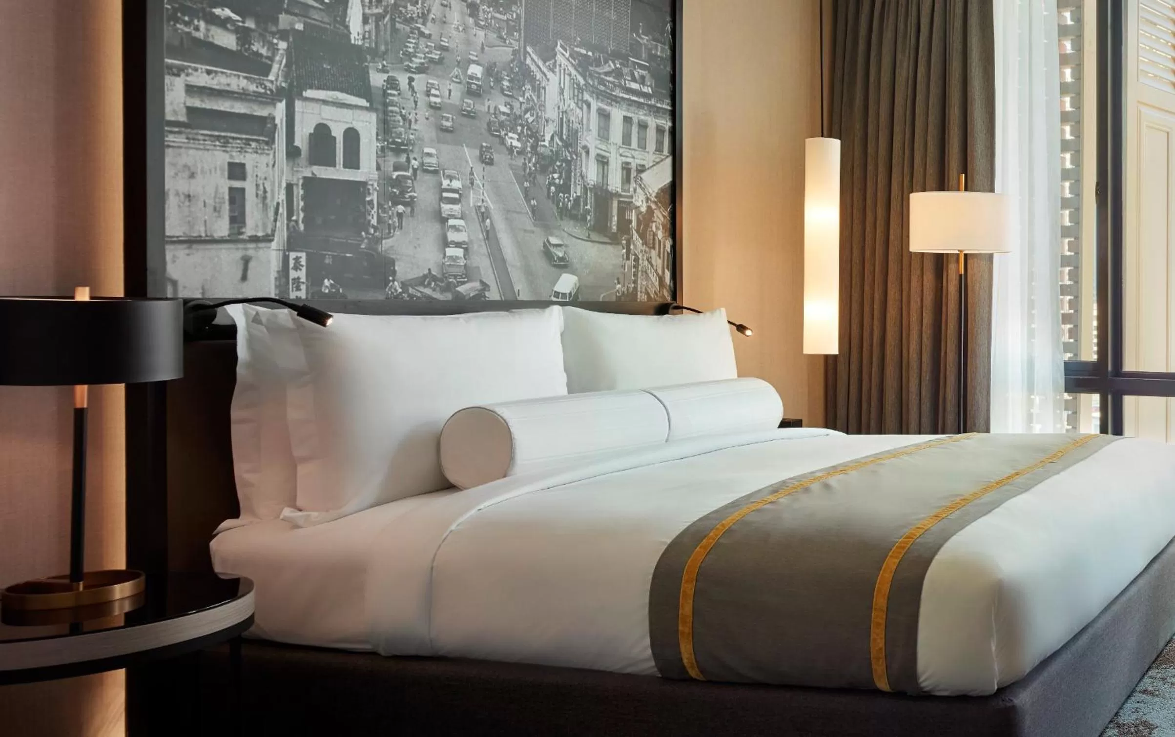 Bed in Hotel Stripes Kuala Lumpur, Autograph Collection