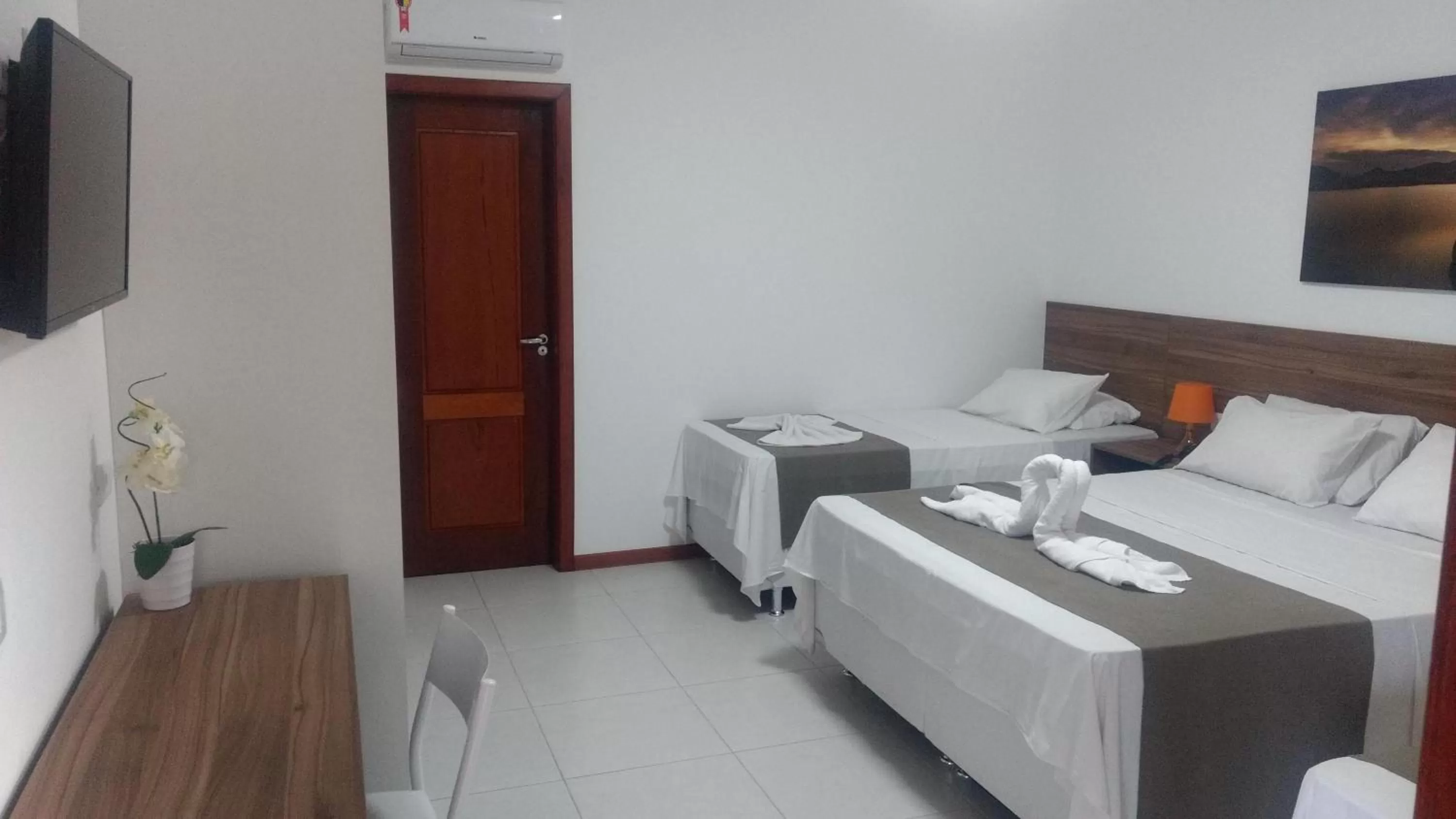 Bed in Hotel Pousada Salvador Paradise