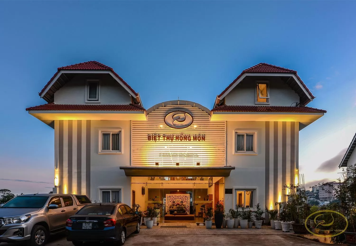 Property logo or sign in Hong Mon Villa