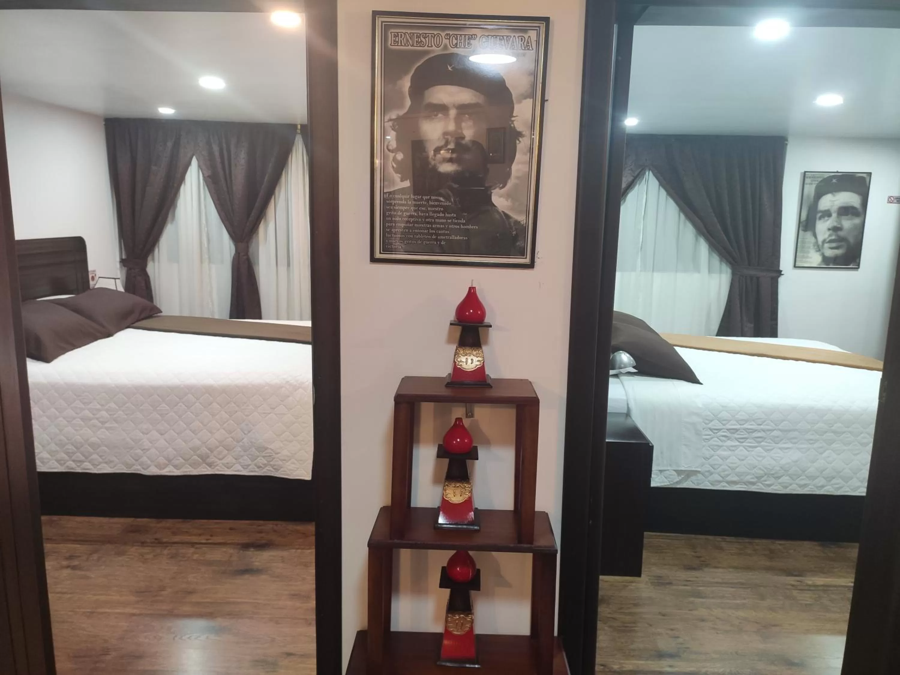 Bed in Hotel el Che No apto para corruptos