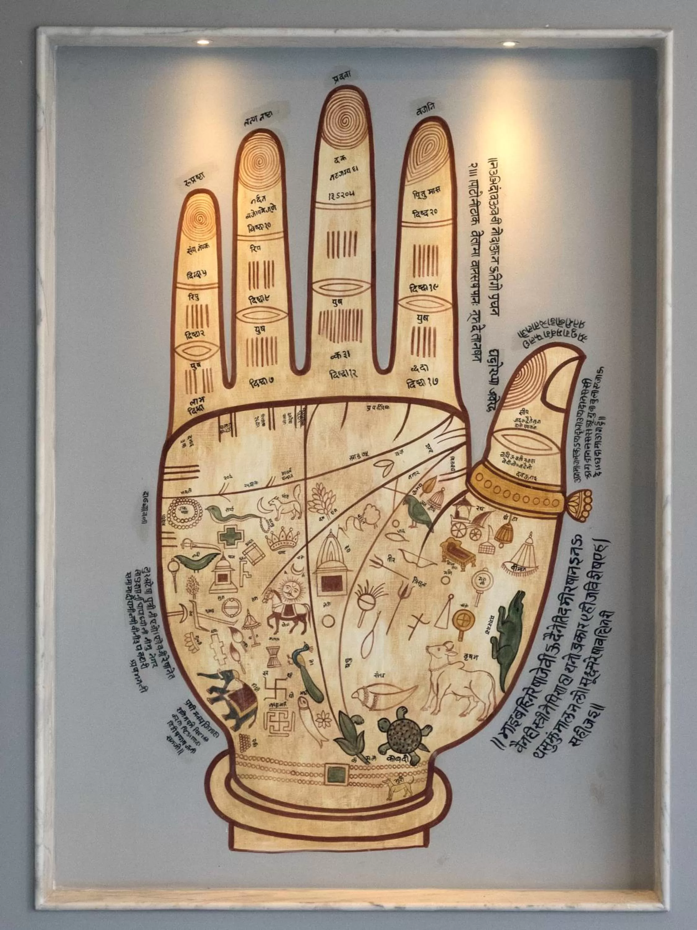 Decorative detail in Tree of Life Resort & Spa Varanasi