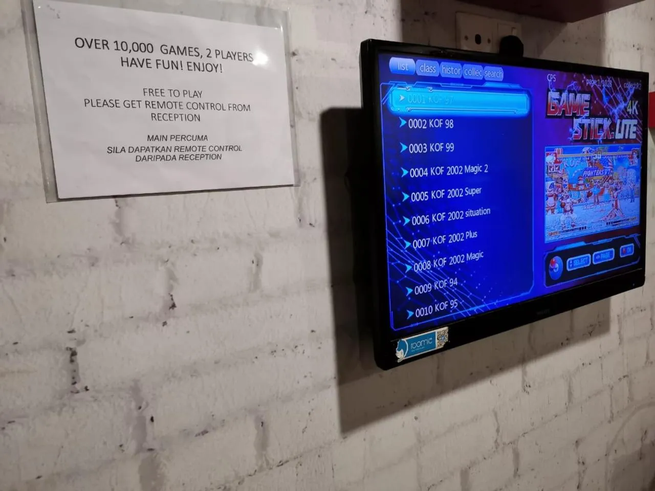 Activities, TV/Entertainment Center in One Avenue Hotel, Balakong