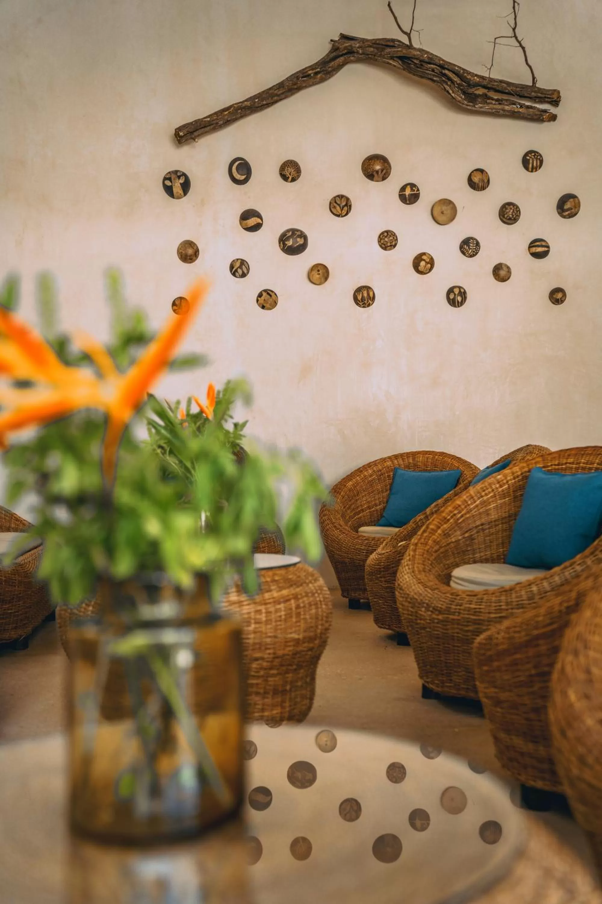 Seating area in Destino Mío Mayan Jungle Retreat