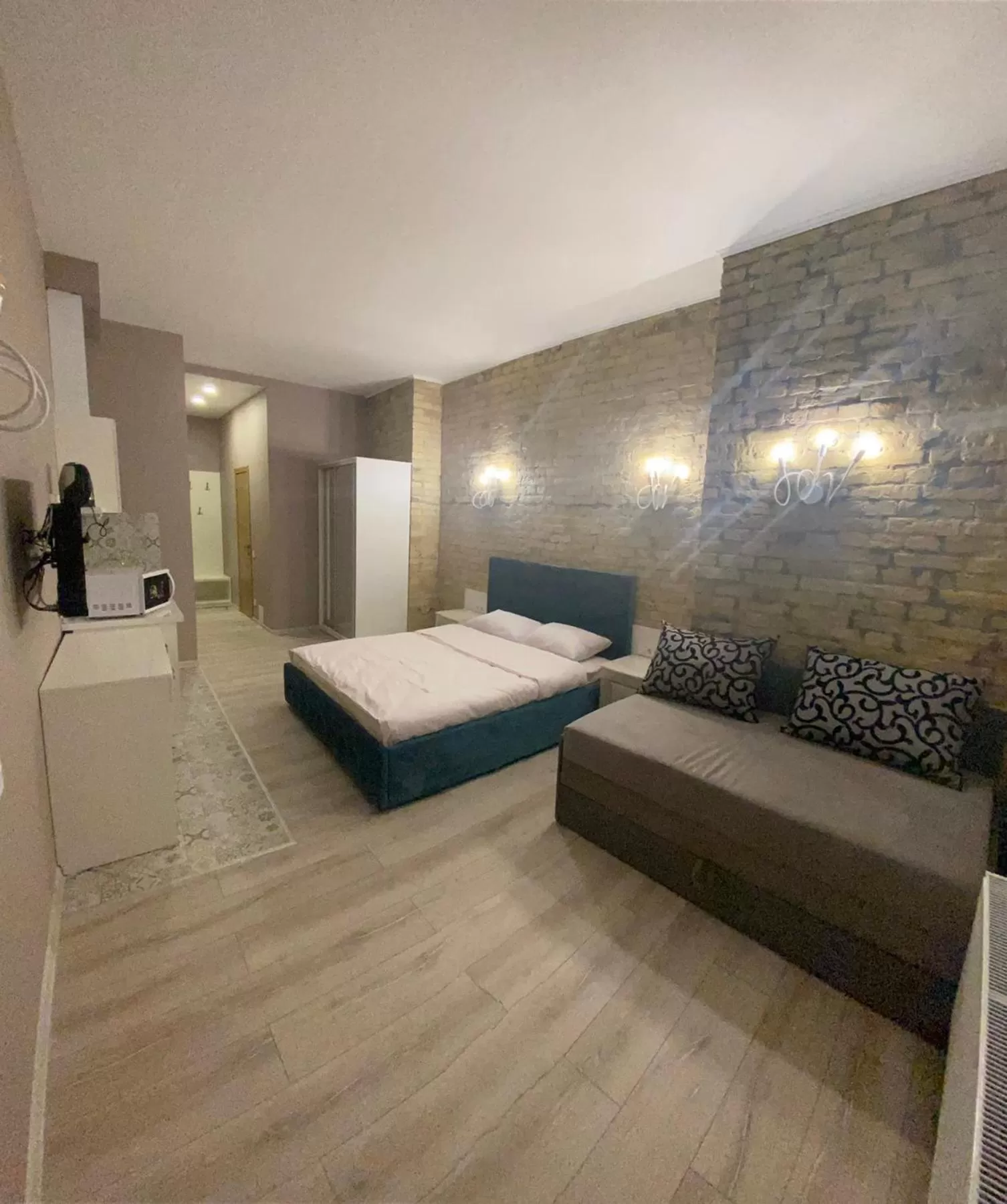 Bed in Heart Kyiv Apart-Hotel