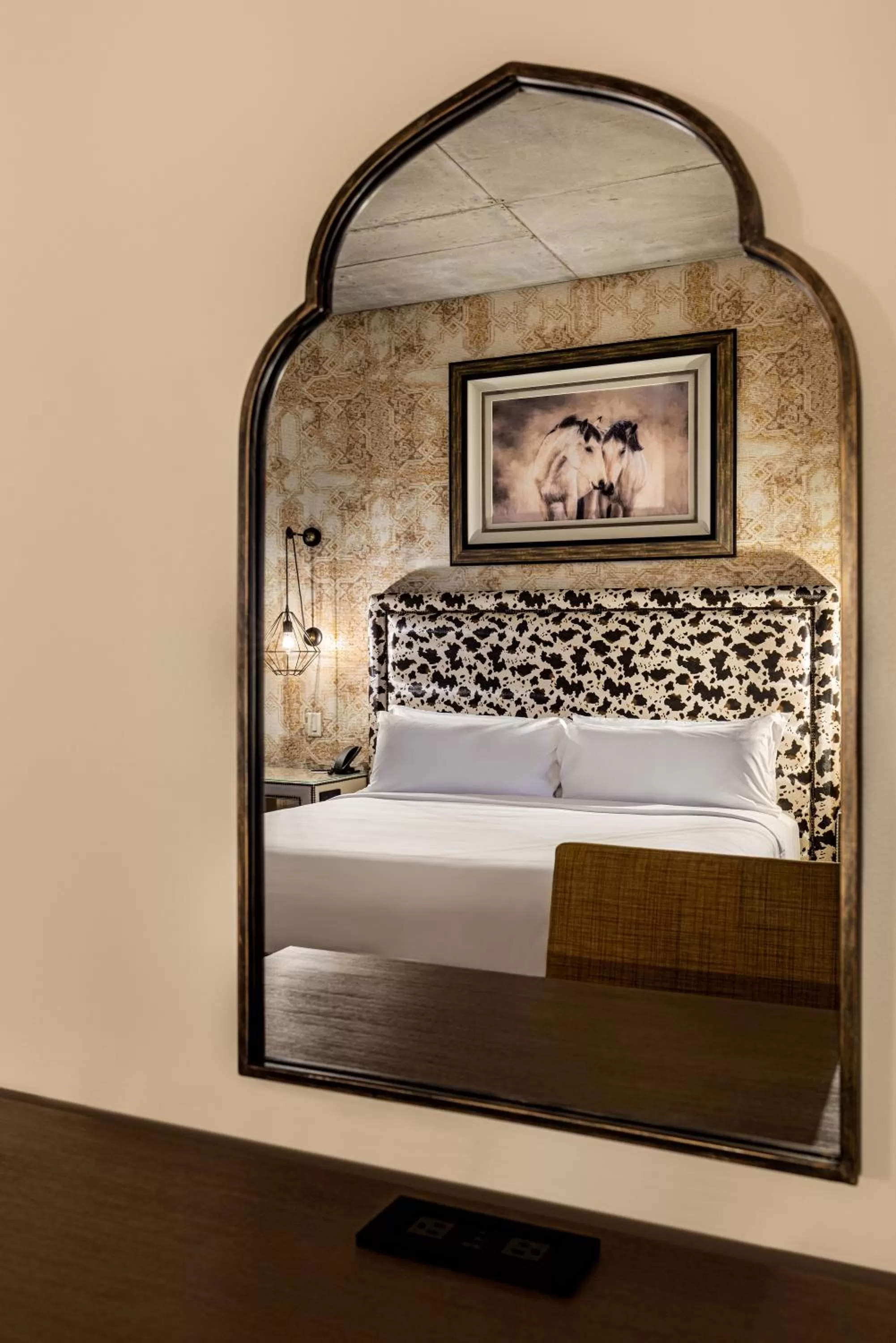 Bed in The Brownwood Hotel & Spa