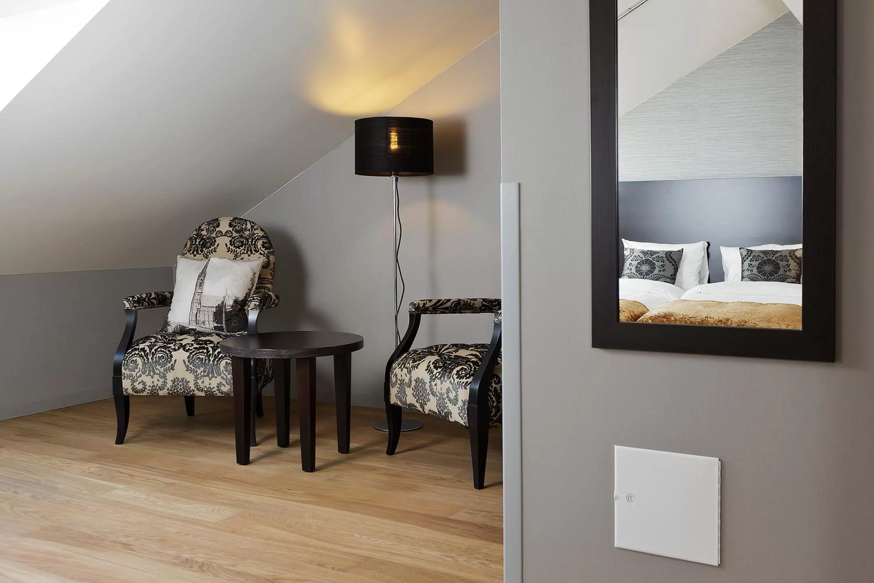 Decorative detail, Bed in Saga Hotel Oslo, WorldHotels Crafted