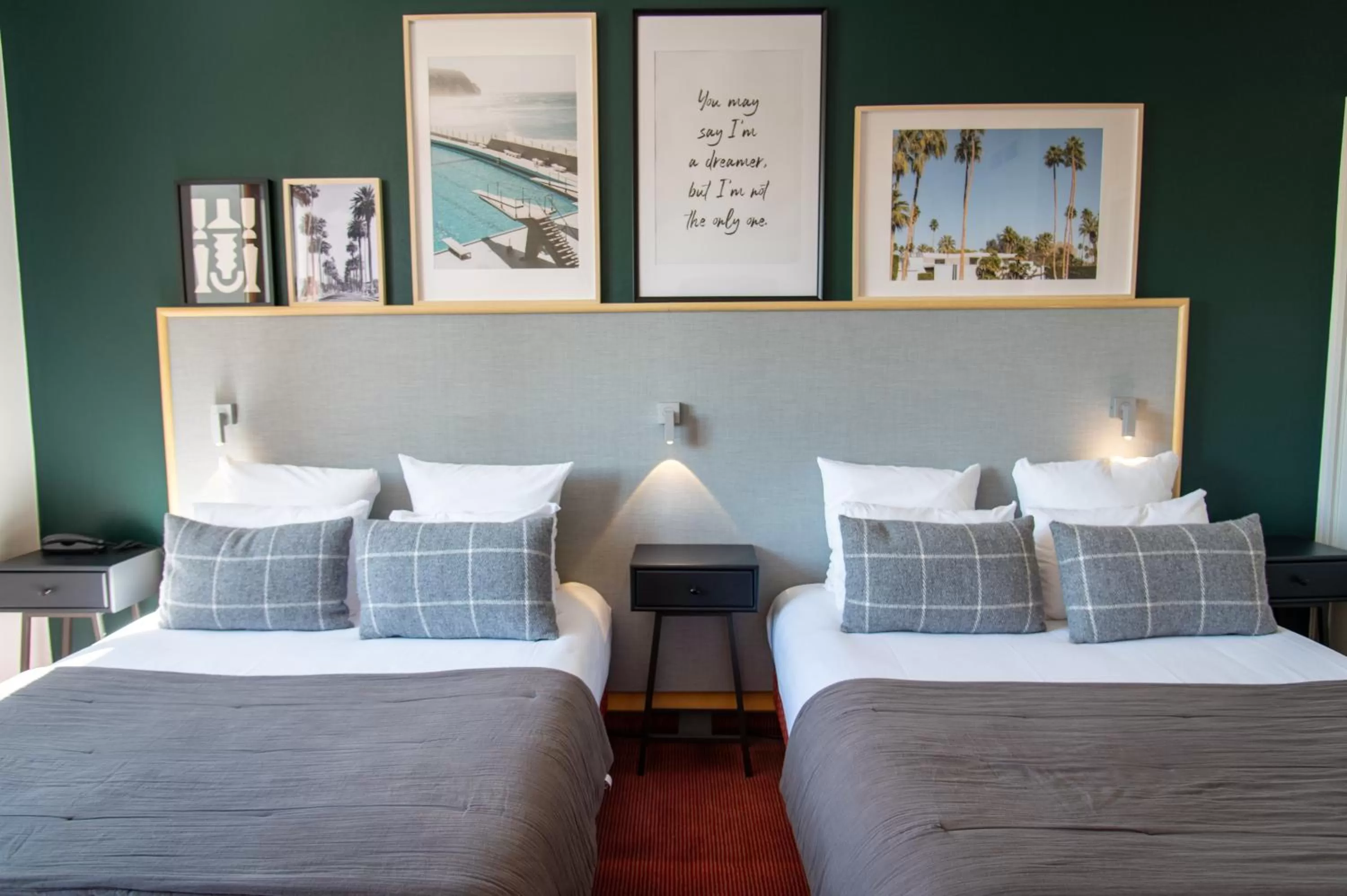 Bed in Hôtel Restaurant Vaillant Colmar Nord