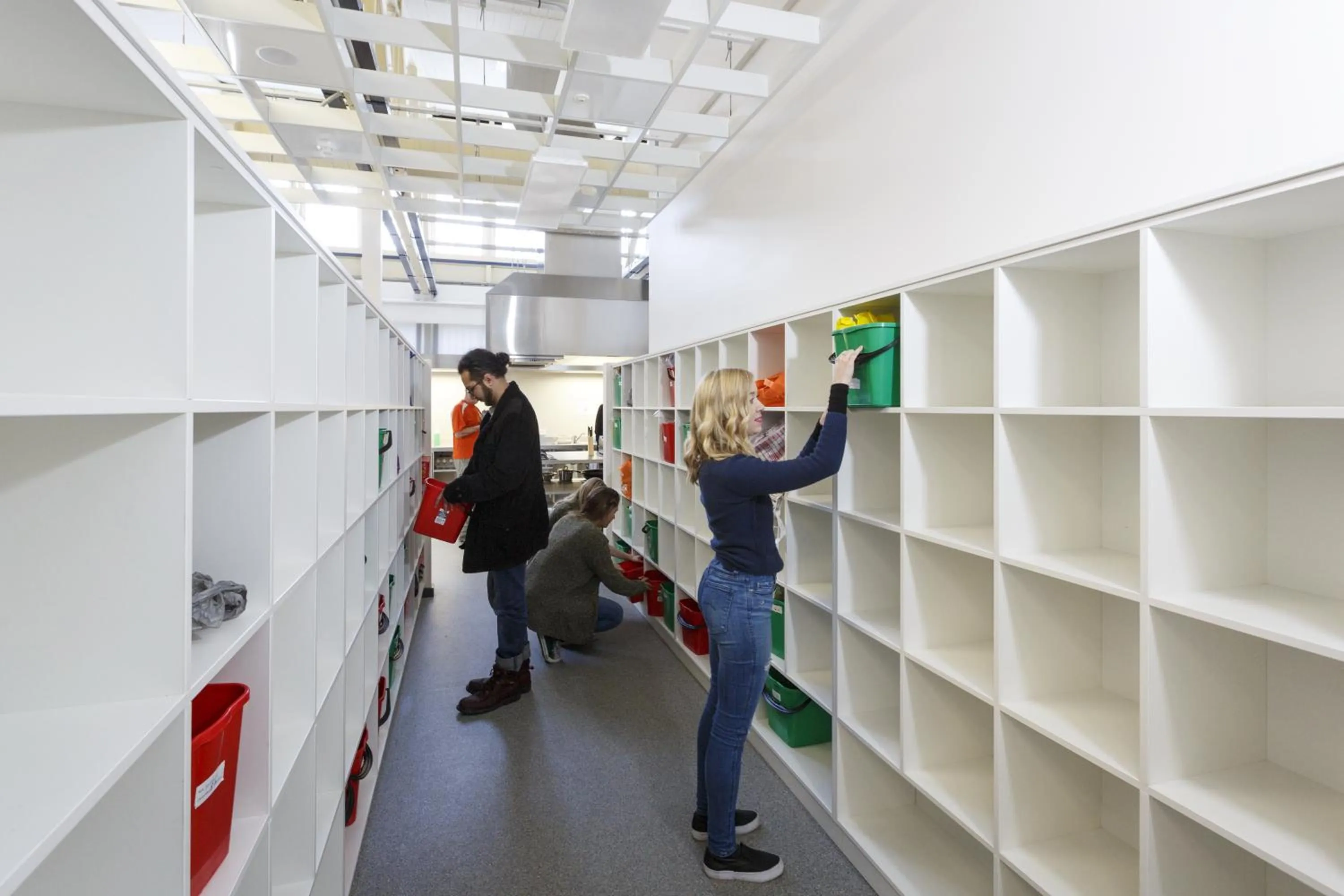 Communal kitchen in YHA Fremantle Prison