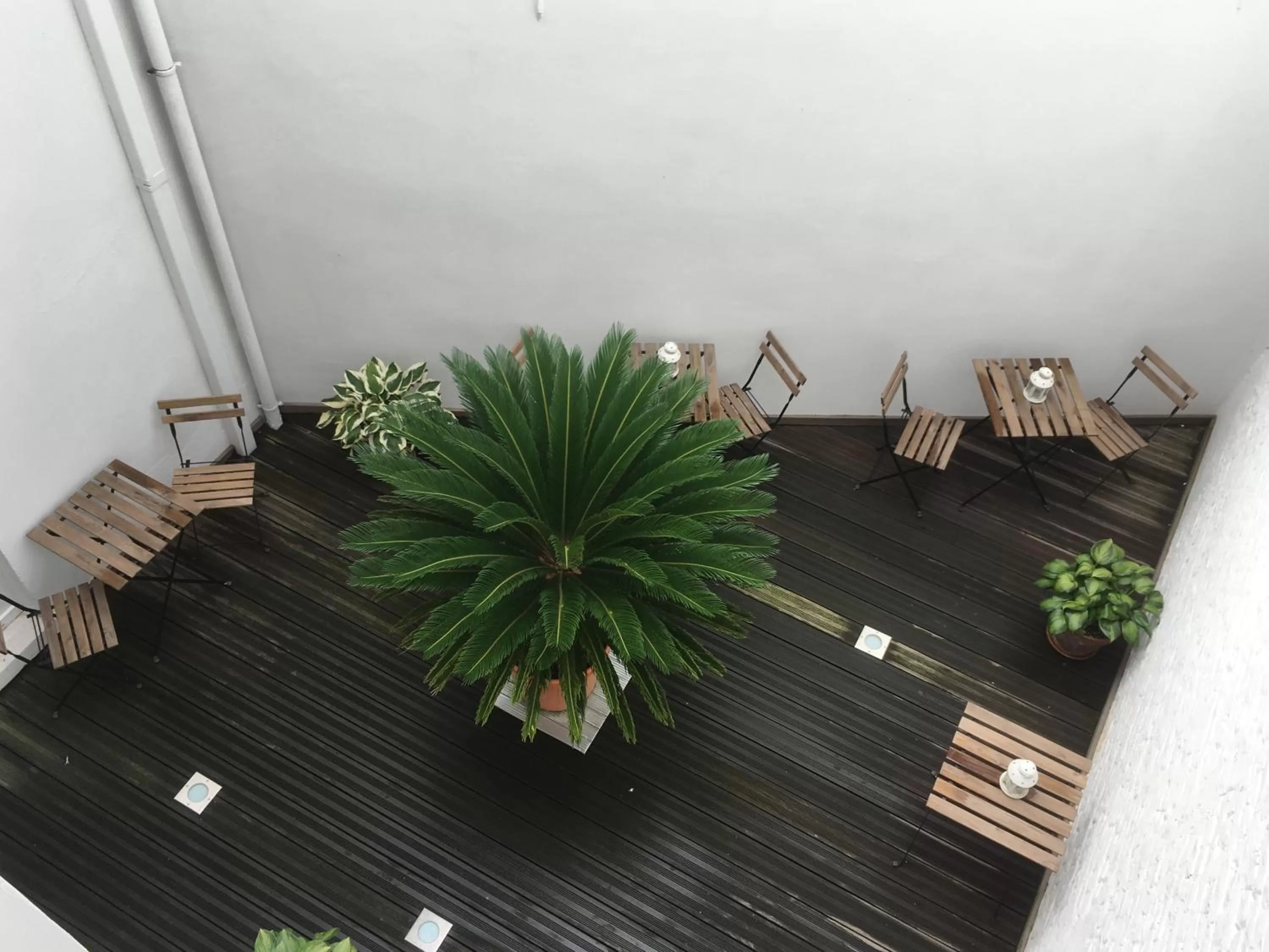 Inner courtyard view in All In One