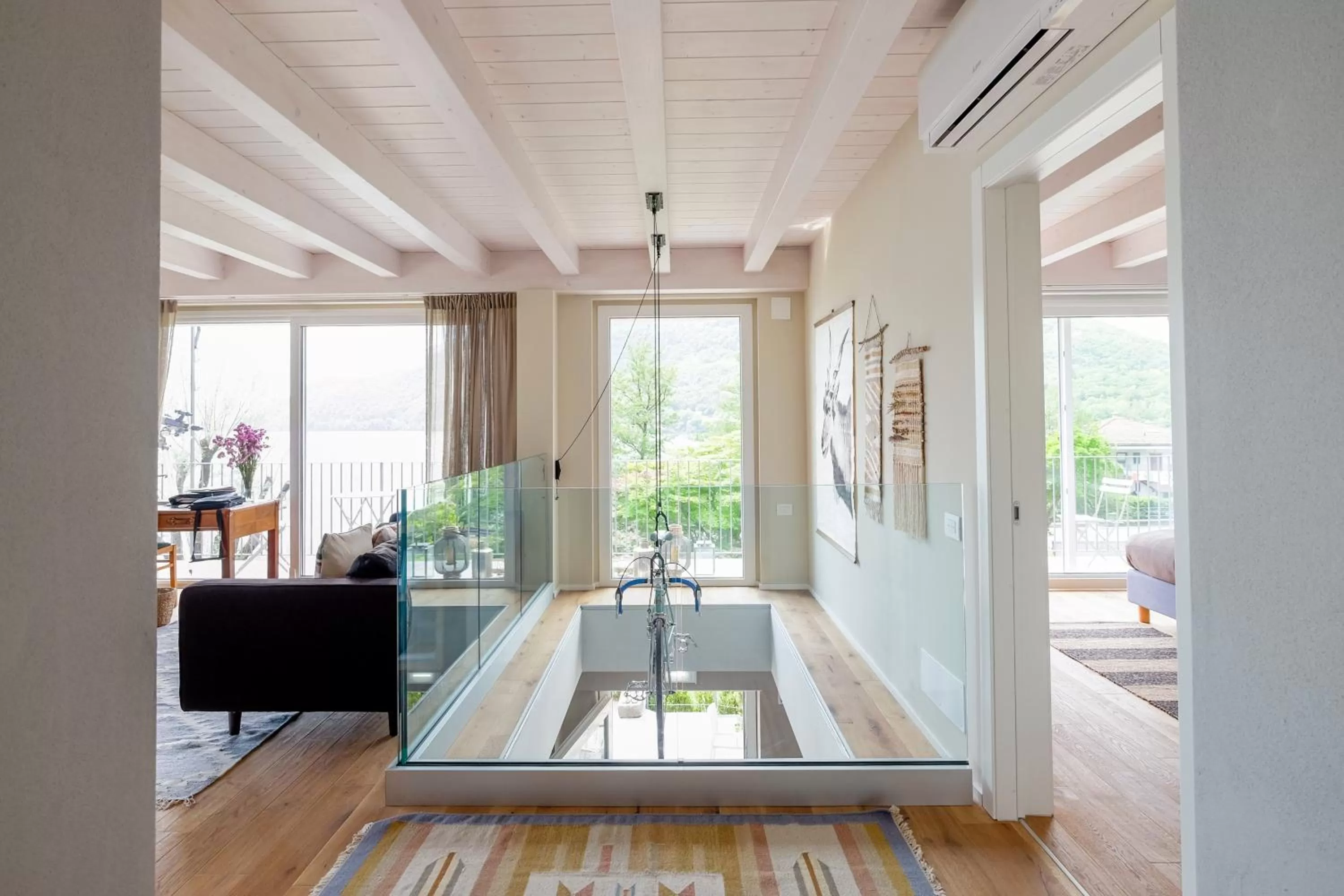 Communal lounge/ TV room in Casa della Capra