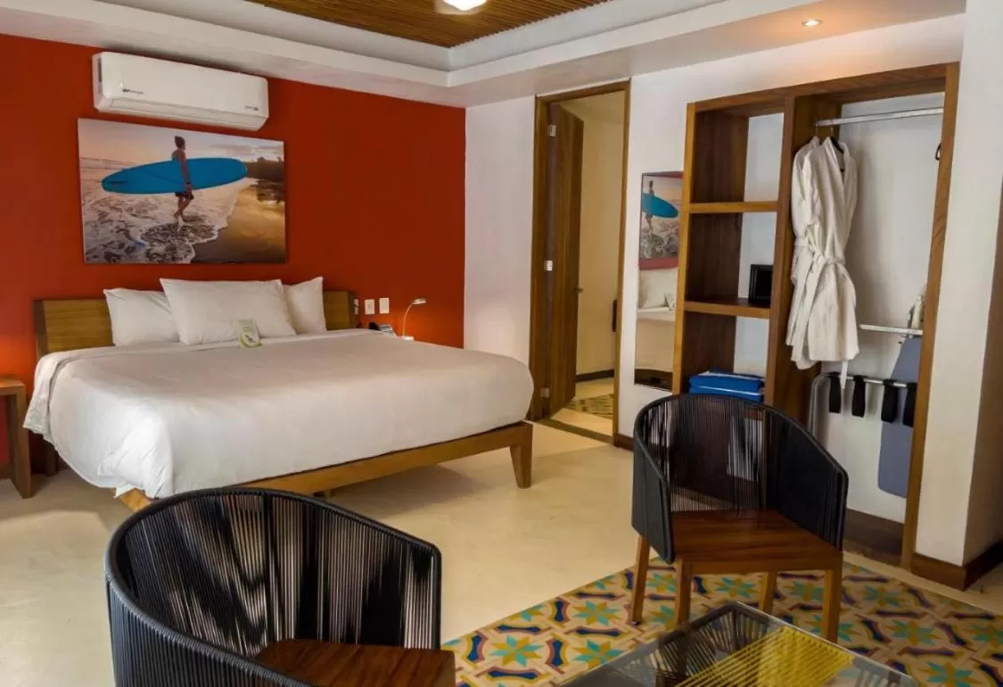 Bed in Hotel Boutique OZ Sayulita