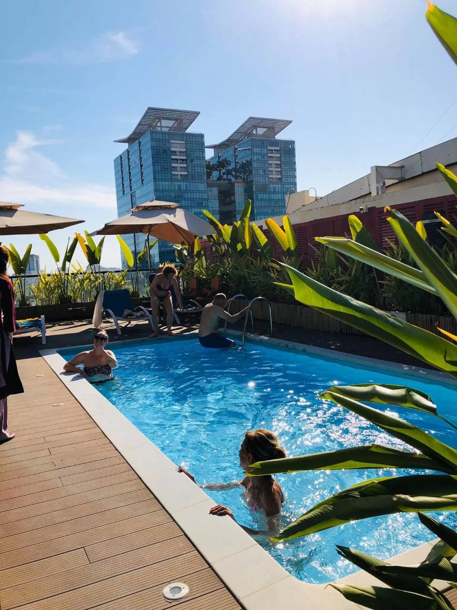 Swimming Pool in Prostyle Hotel Ho Chi Minh プロスタイルホテルホーチミン